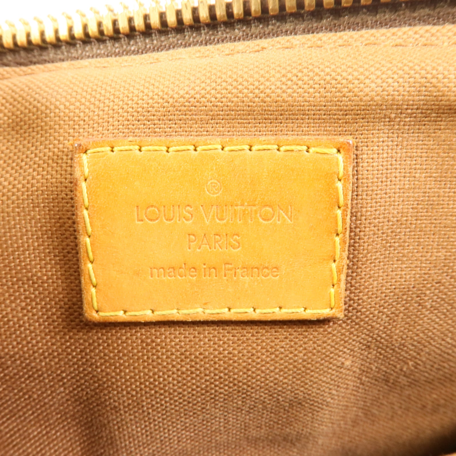 LOUIS VUITTON Monogram Palermo PM金扣手挽肩背兩用袋棕色