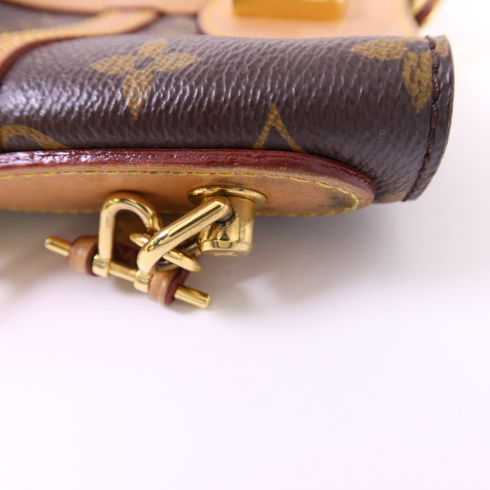 LOUIS VUITTON Monogram Duffle金扣手挽肩背兩用袋棕色