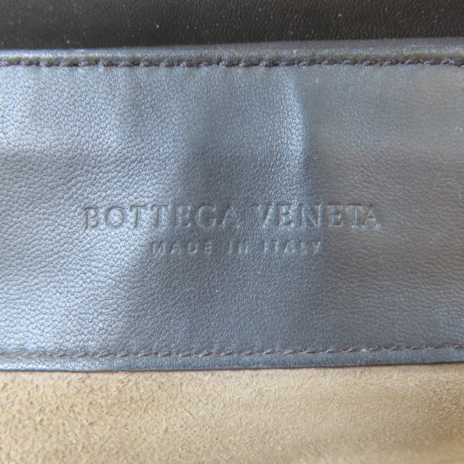 BOTTEGA VENETA 皮革Intrecciato Backpack背包啡色