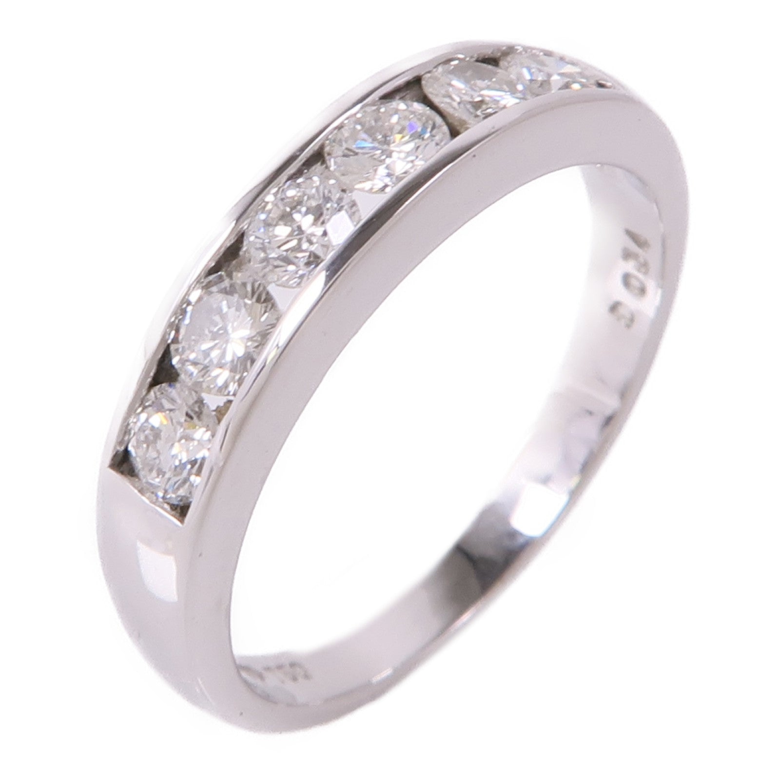 JEWELRY Diamond Ring 18K White Gold US#6