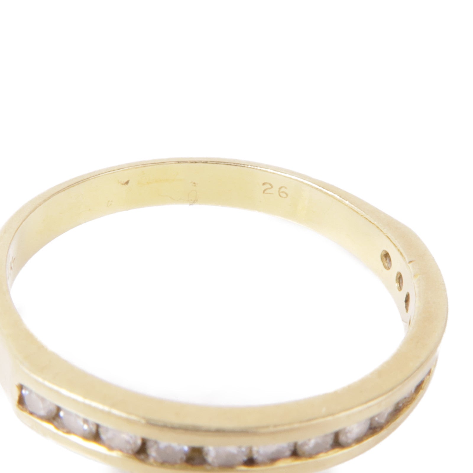 JEWELRY 14K黃金Diamond Ring鑽石戒指US#6.25