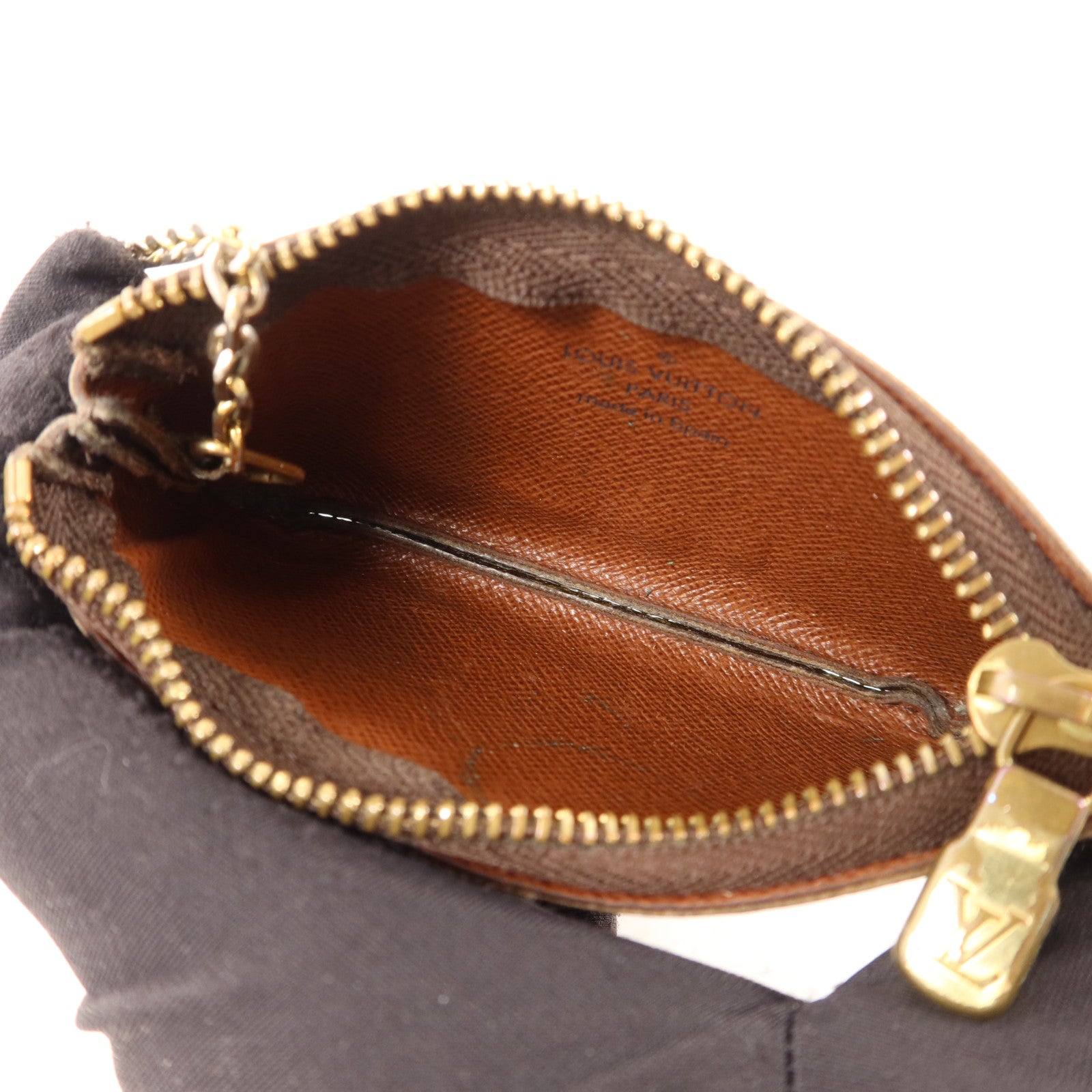 LOUIS VUITTON Monogram Key Pouch金扣鎖匙包