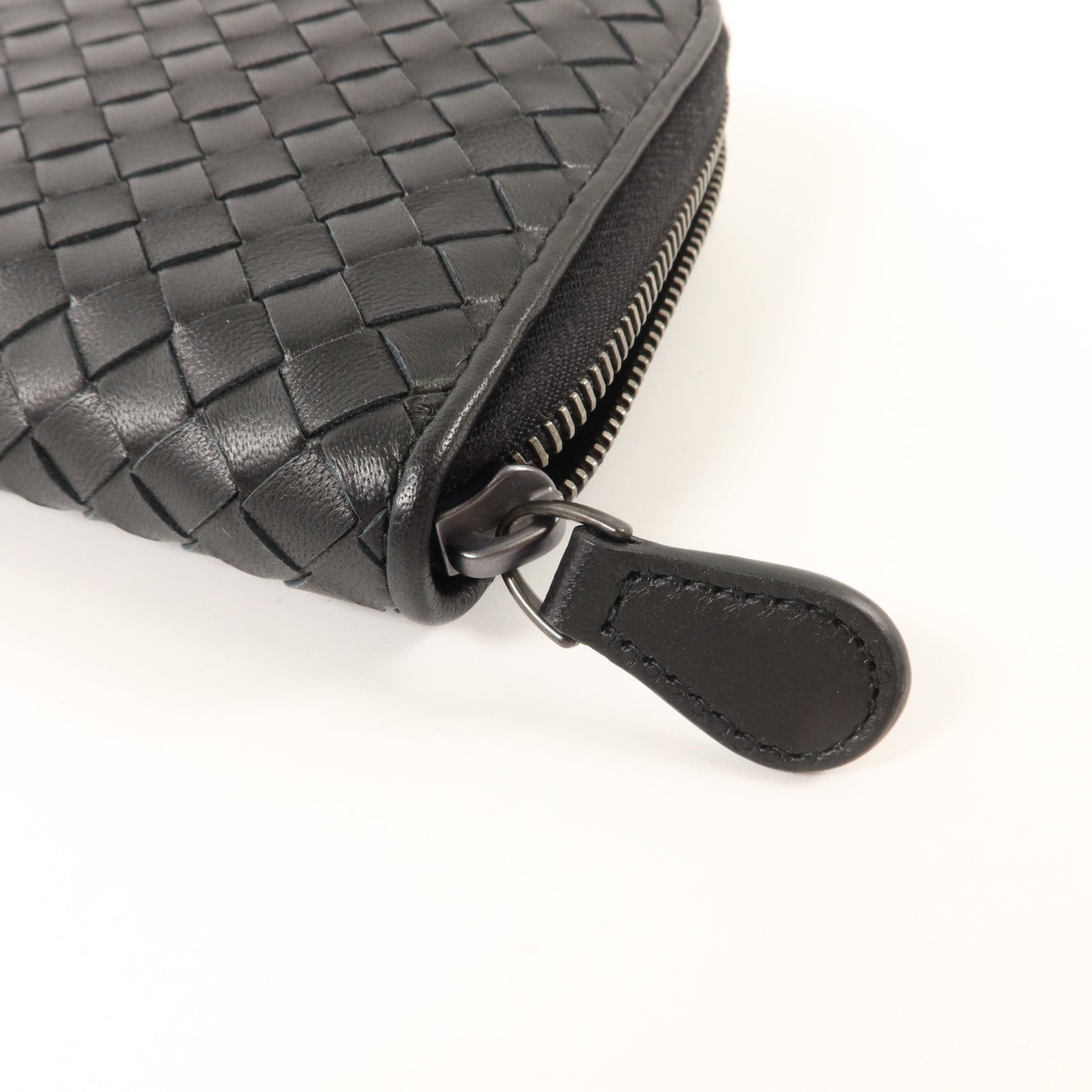 BOTTEGA VENETA 羊皮皮革Zipper Long Wallet長錢包