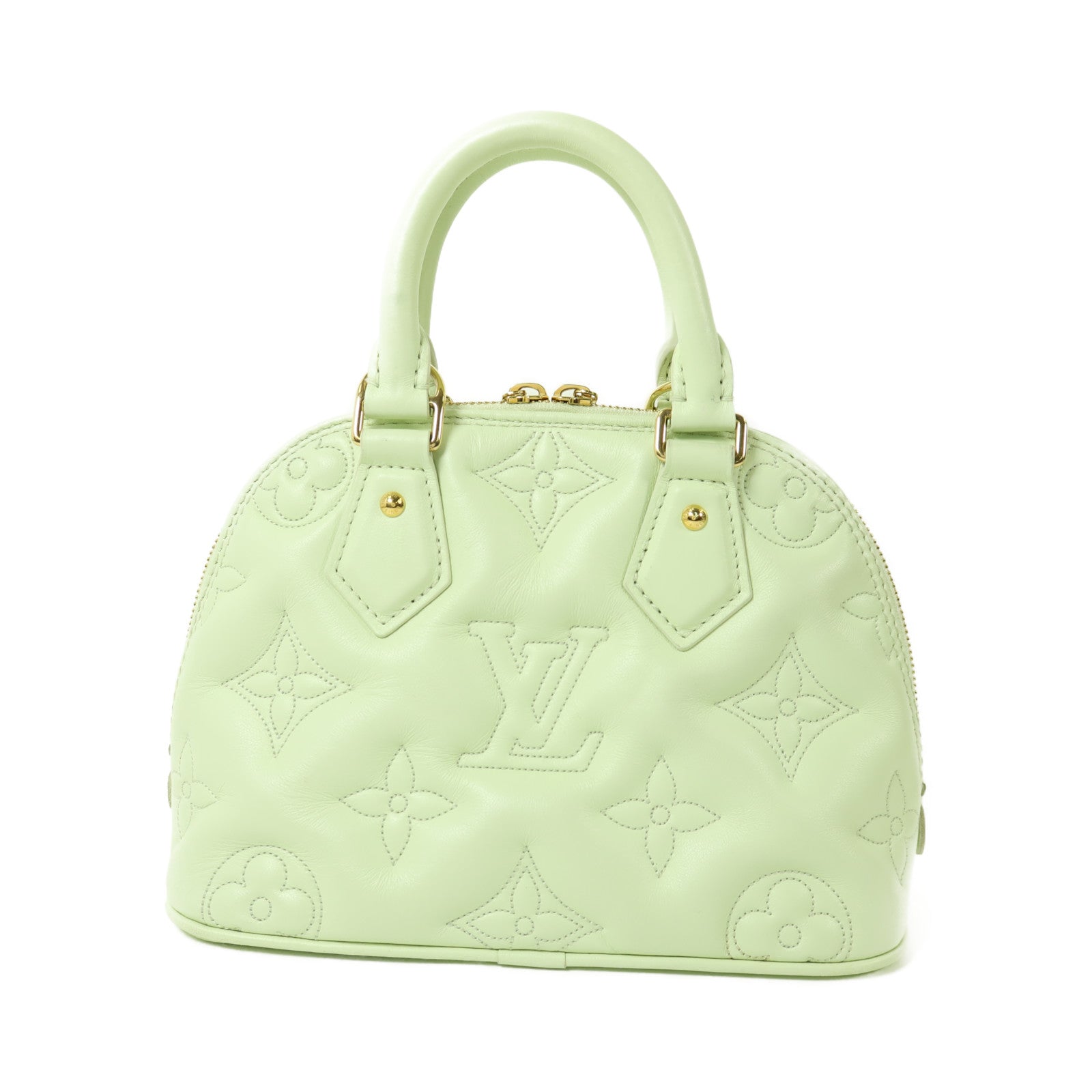 LOUIS VUITTON Bubblegram Alma BB金扣手挽肩背兩用袋