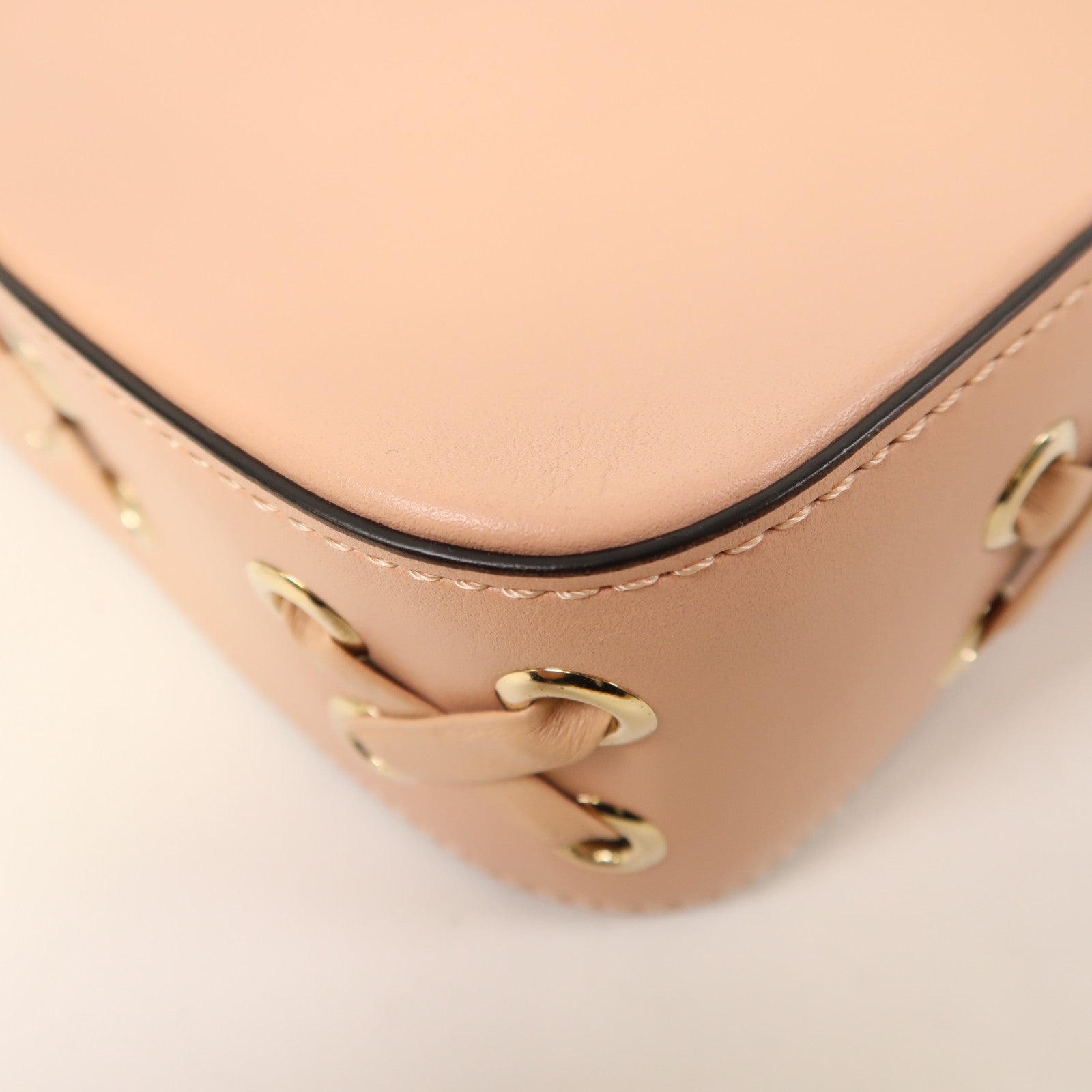 Valentino 牛皮皮革Shoulder Bag肩背袋粉紅色