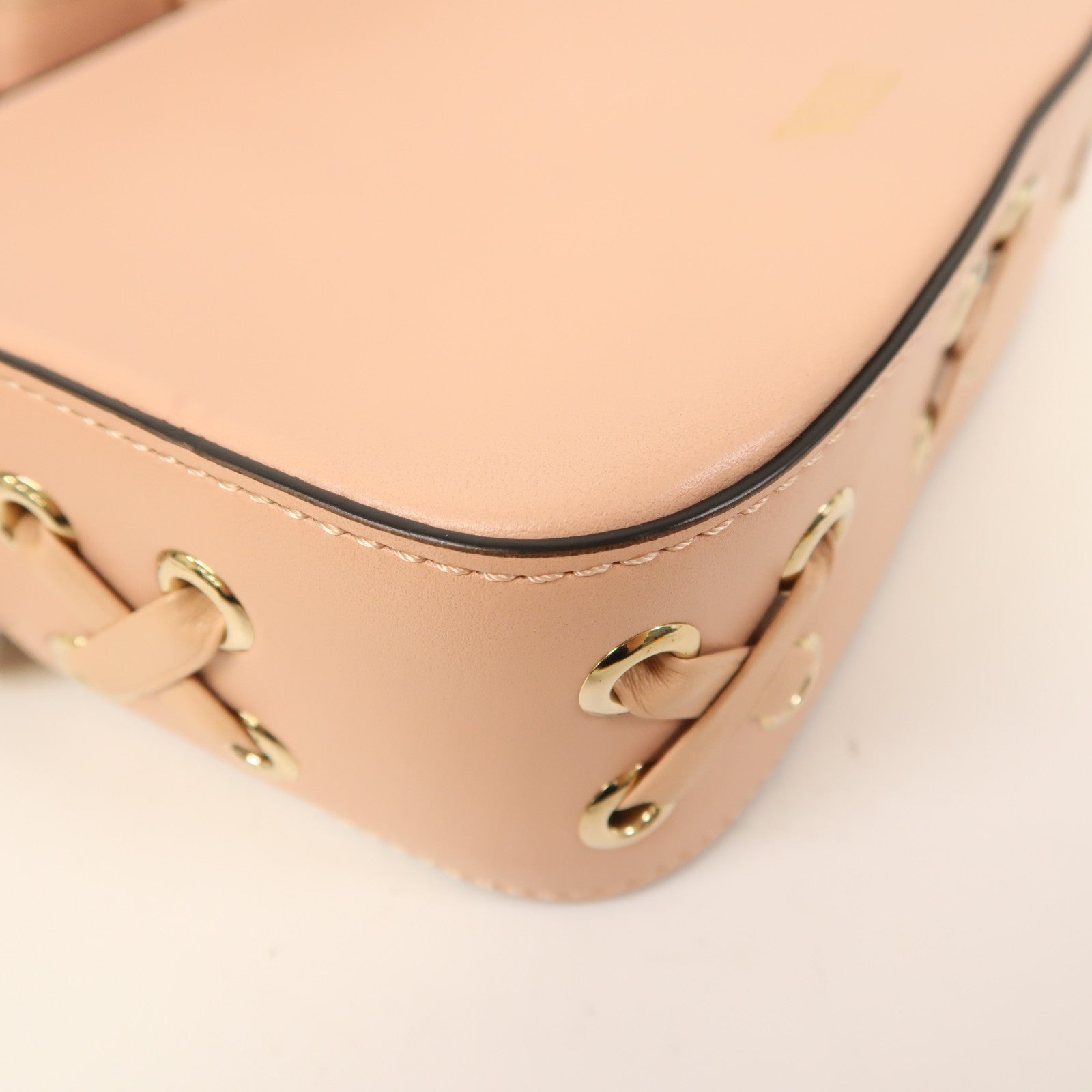 Valentino 牛皮皮革Shoulder Bag肩背袋粉紅色