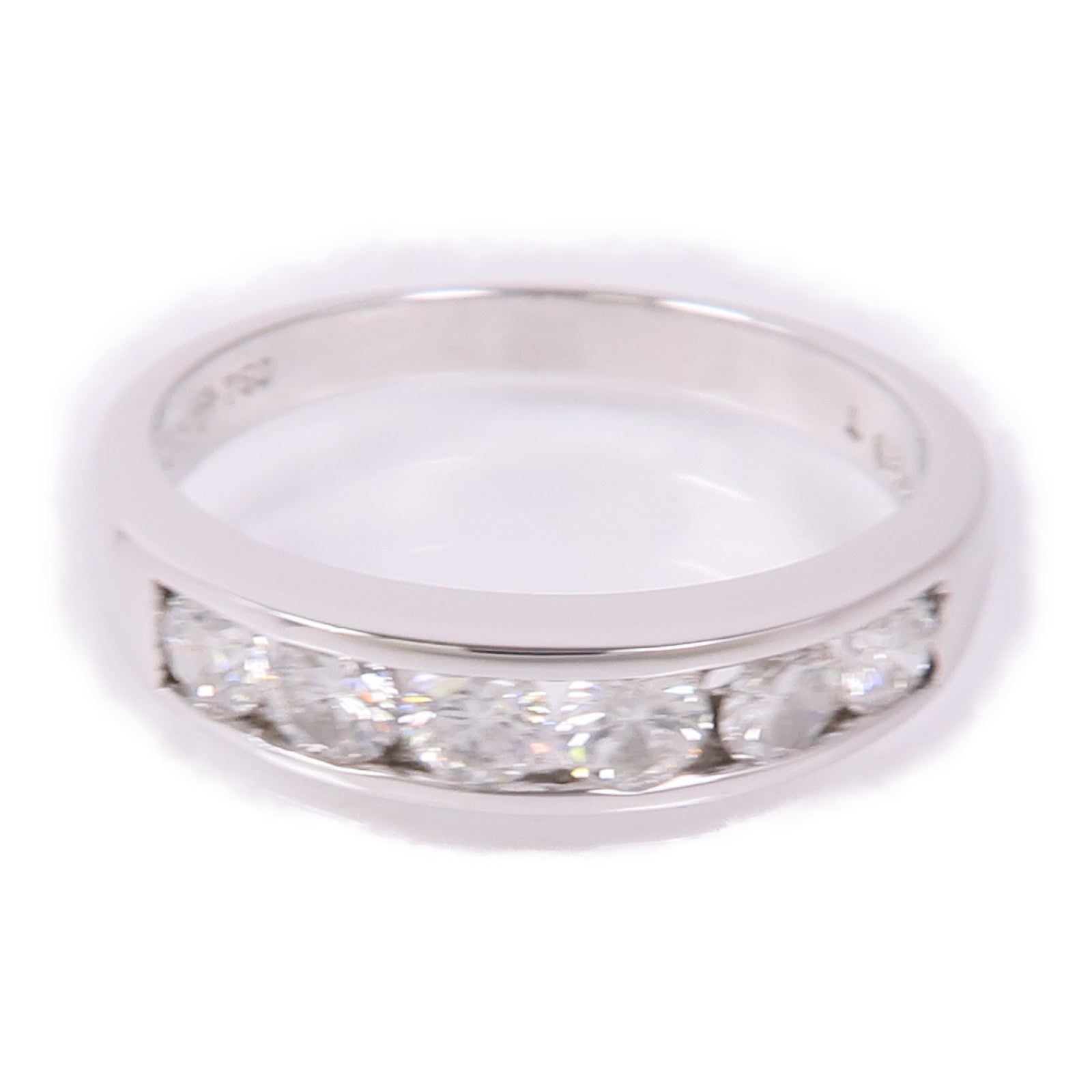 JEWELRY Diamond Ring 18K White Gold US#6