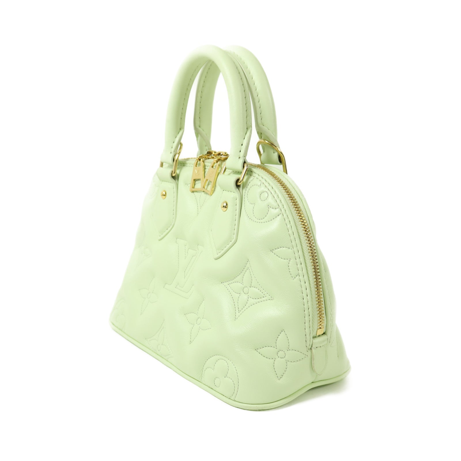 LOUIS VUITTON Bubblegram Alma BB金扣手挽肩背兩用袋