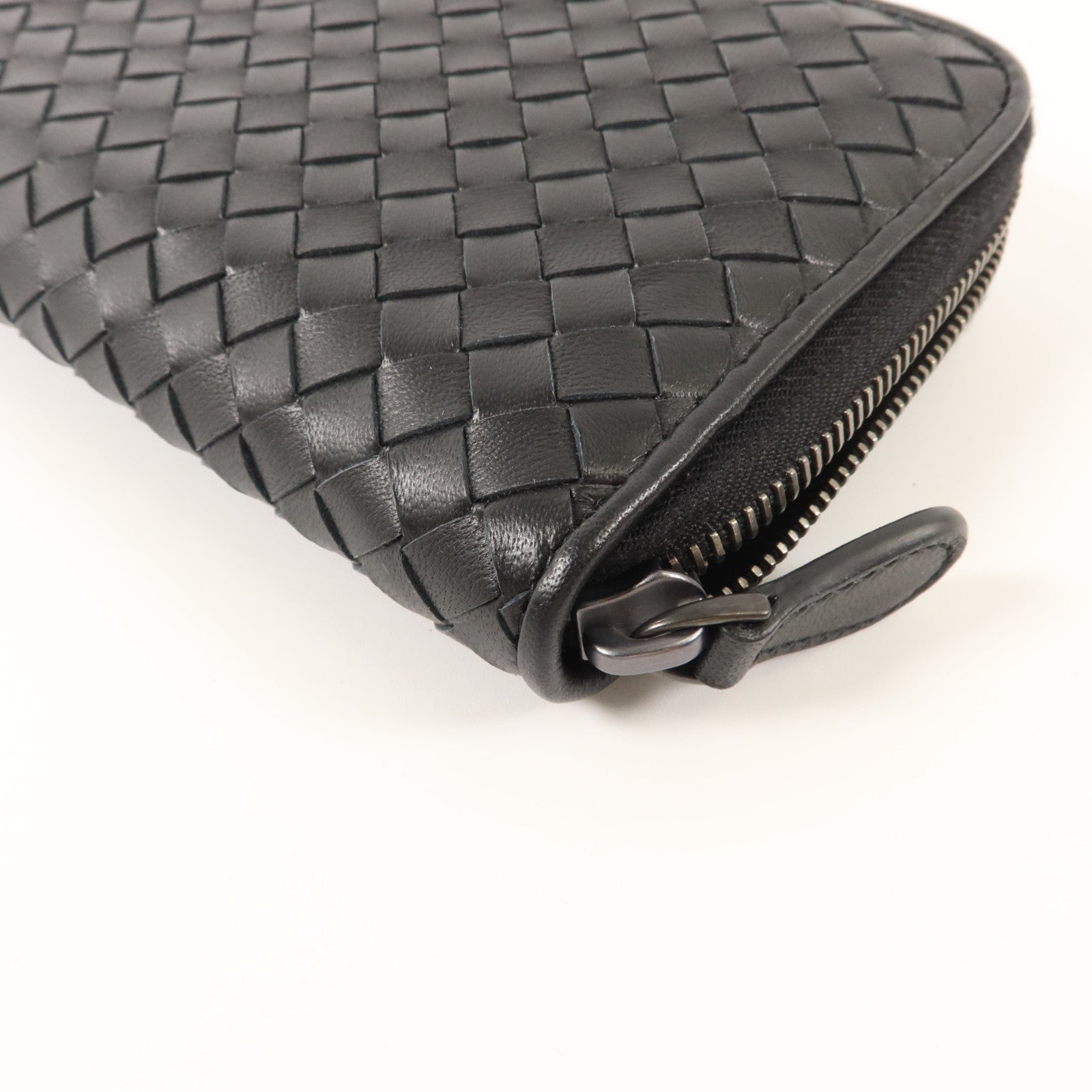 BOTTEGA VENETA 羊皮皮革Zipper Long Wallet長錢包