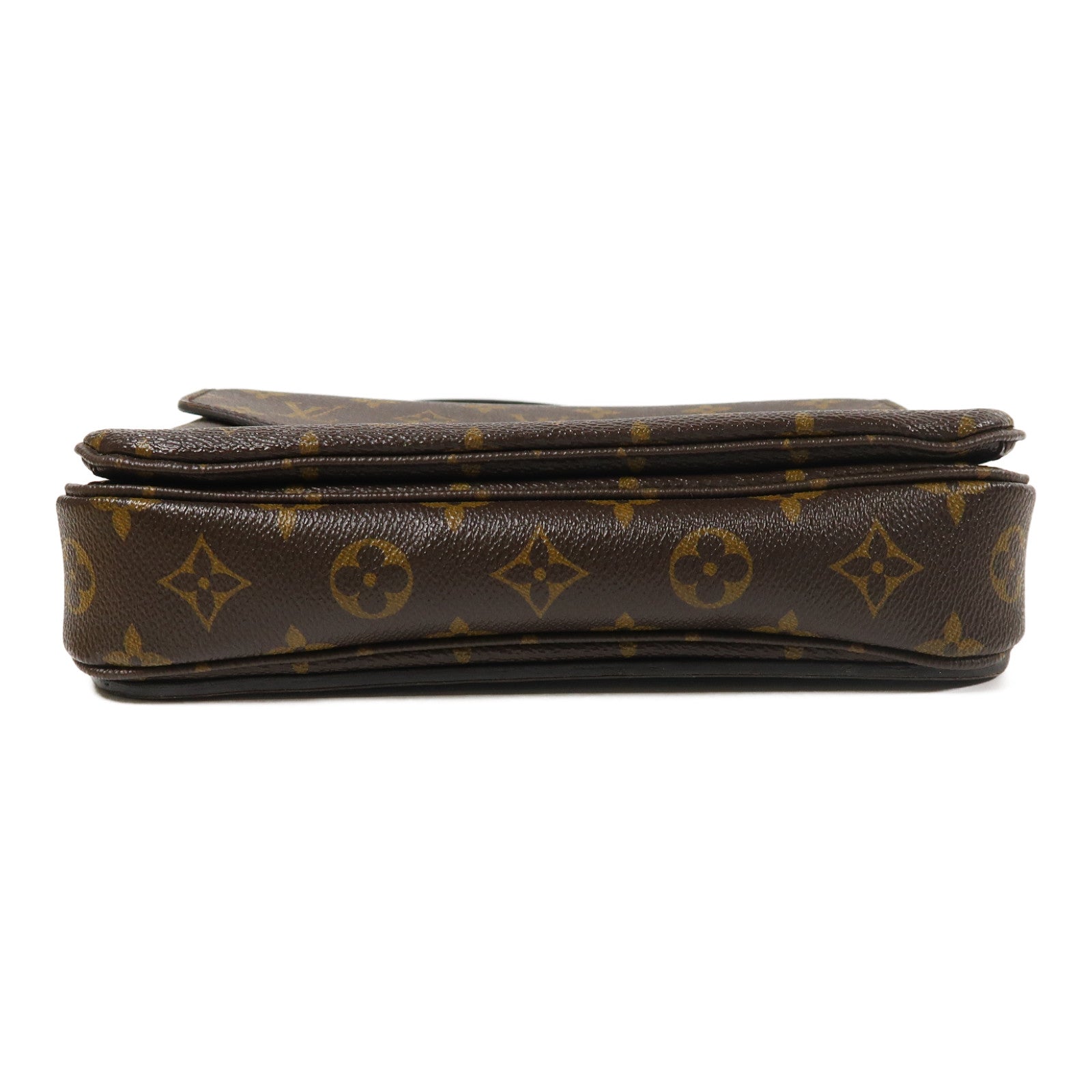 LOUIS VUITTON Monogram Pochette Metis MM金扣手挽肩背兩用袋棕色