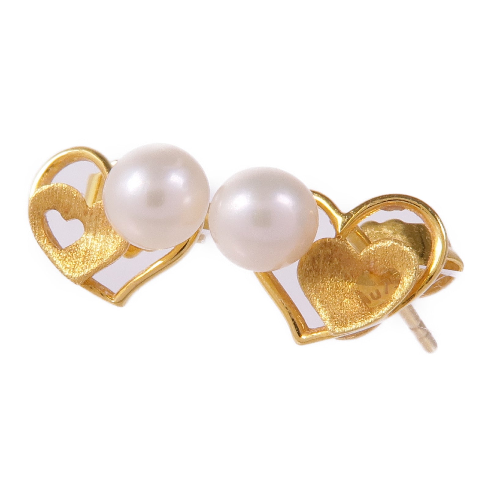 JEWELRY 【激減優惠】18K黃金Pearl Earrigns珍珠耳環