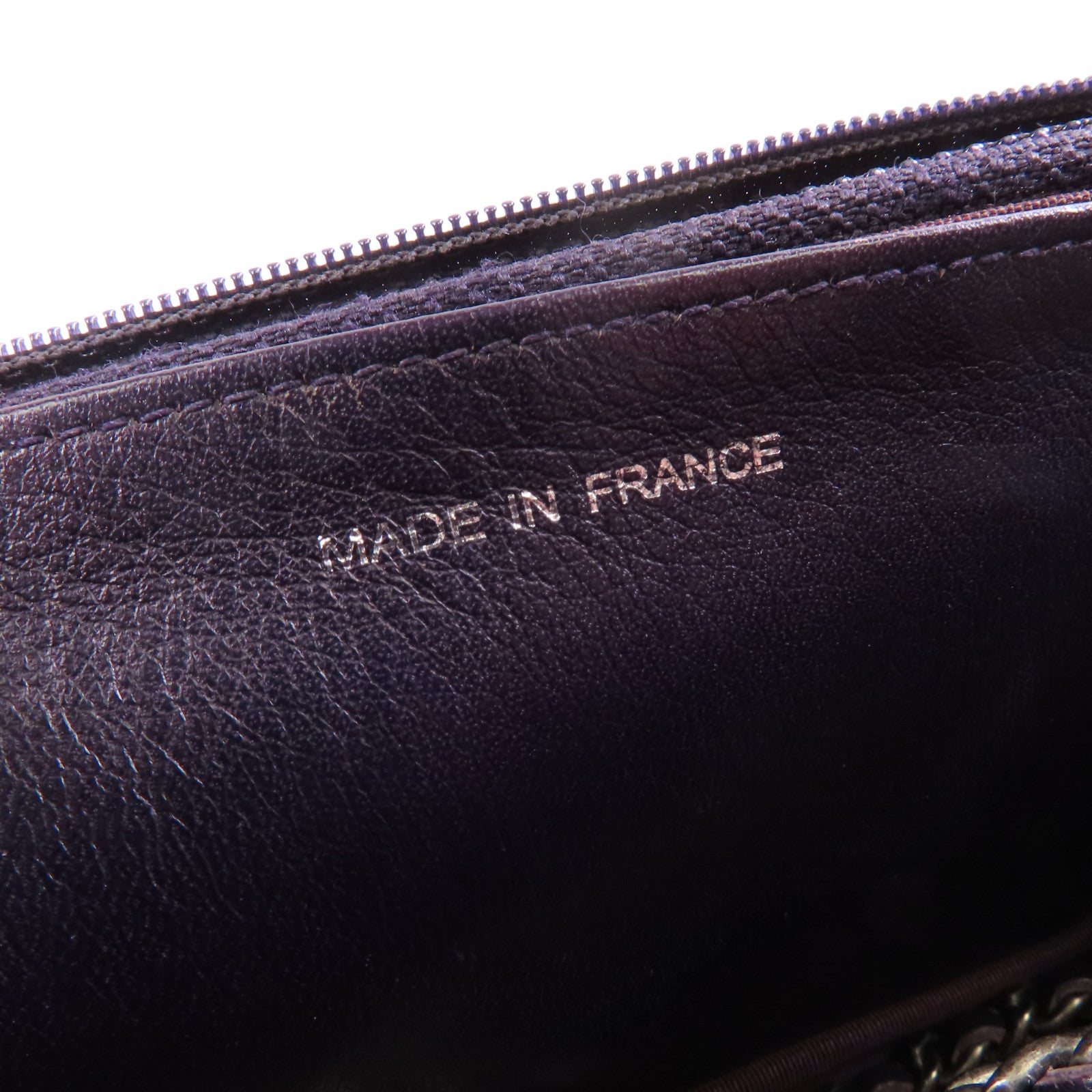 CHANEL 漆皮皮革2.55 Wallet On Chain鏈帶肩背袋