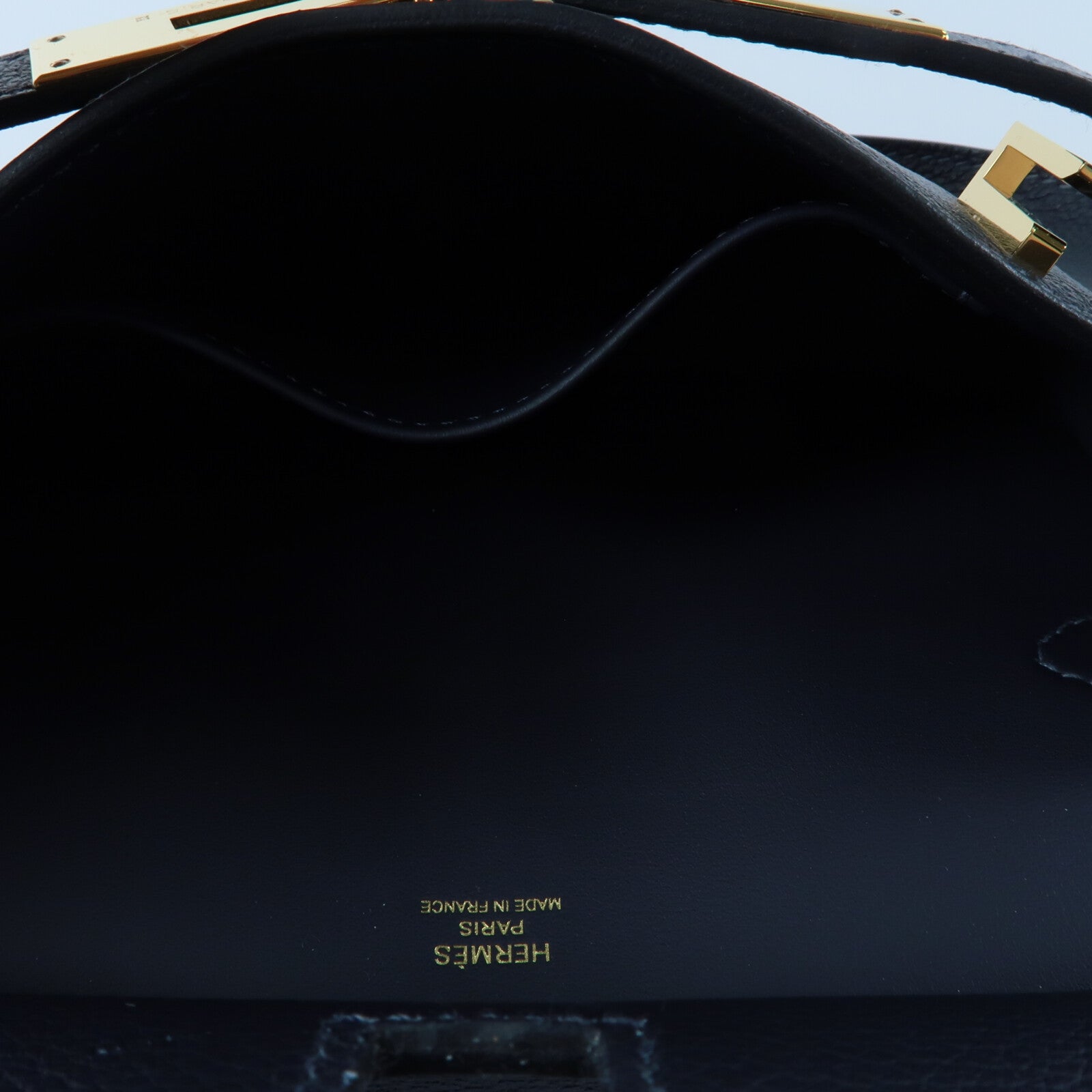 HERMES Evercolor皮革Mini Jypsiere肩背袋Vert Rousseau