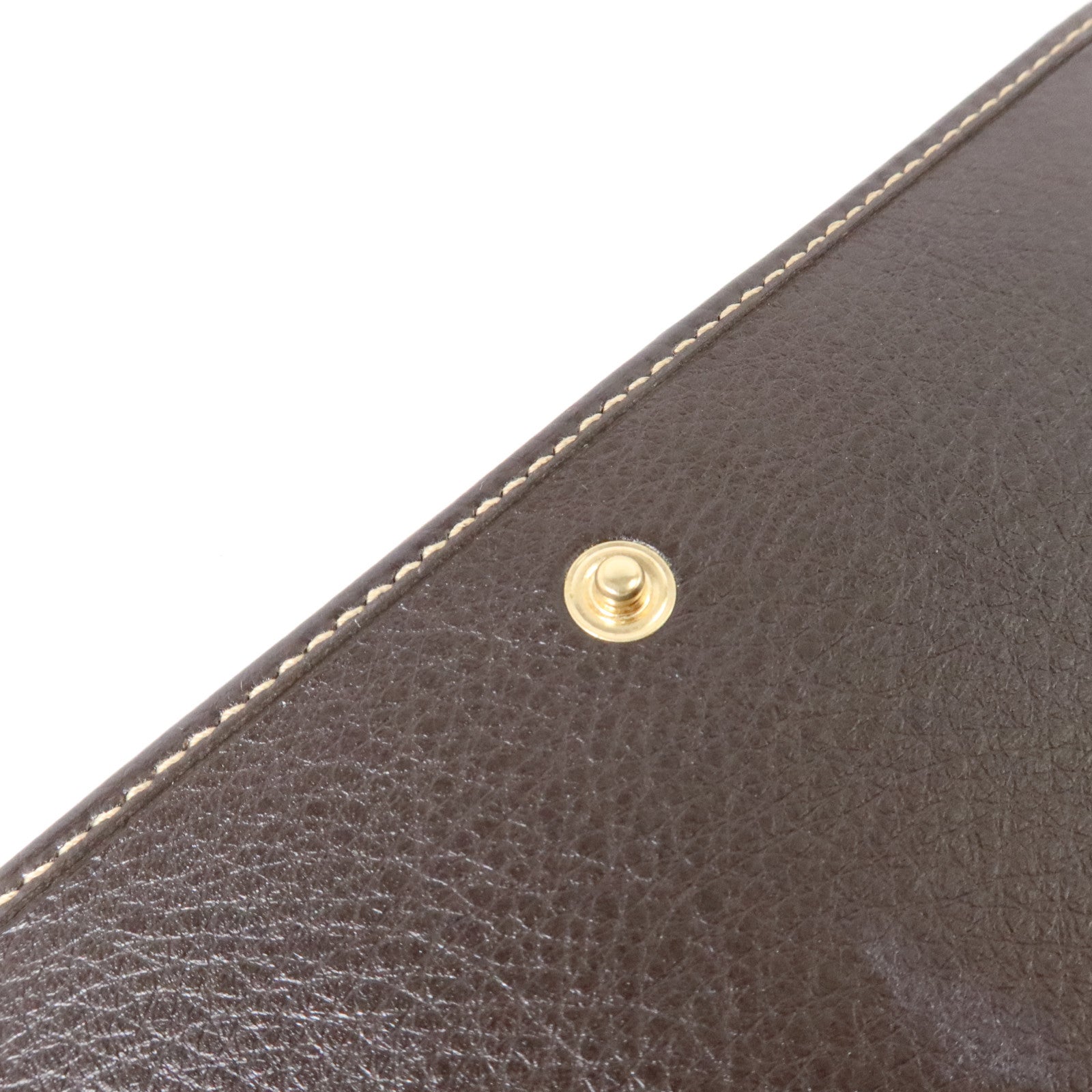 GUCCI 塗層帆布Long Wallet金扣長錢包