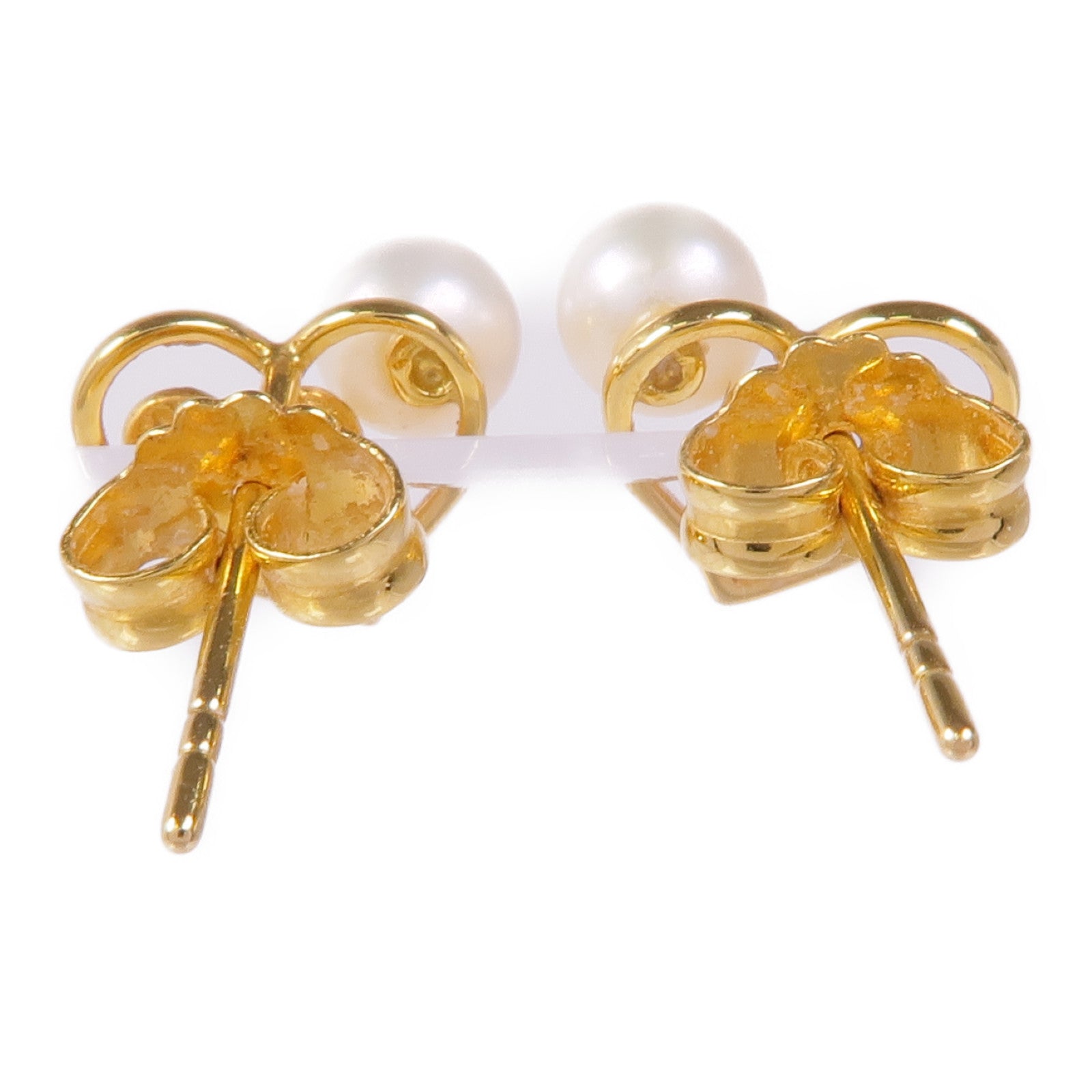 JEWELRY 【激減優惠】18K黃金Pearl Earrigns珍珠耳環