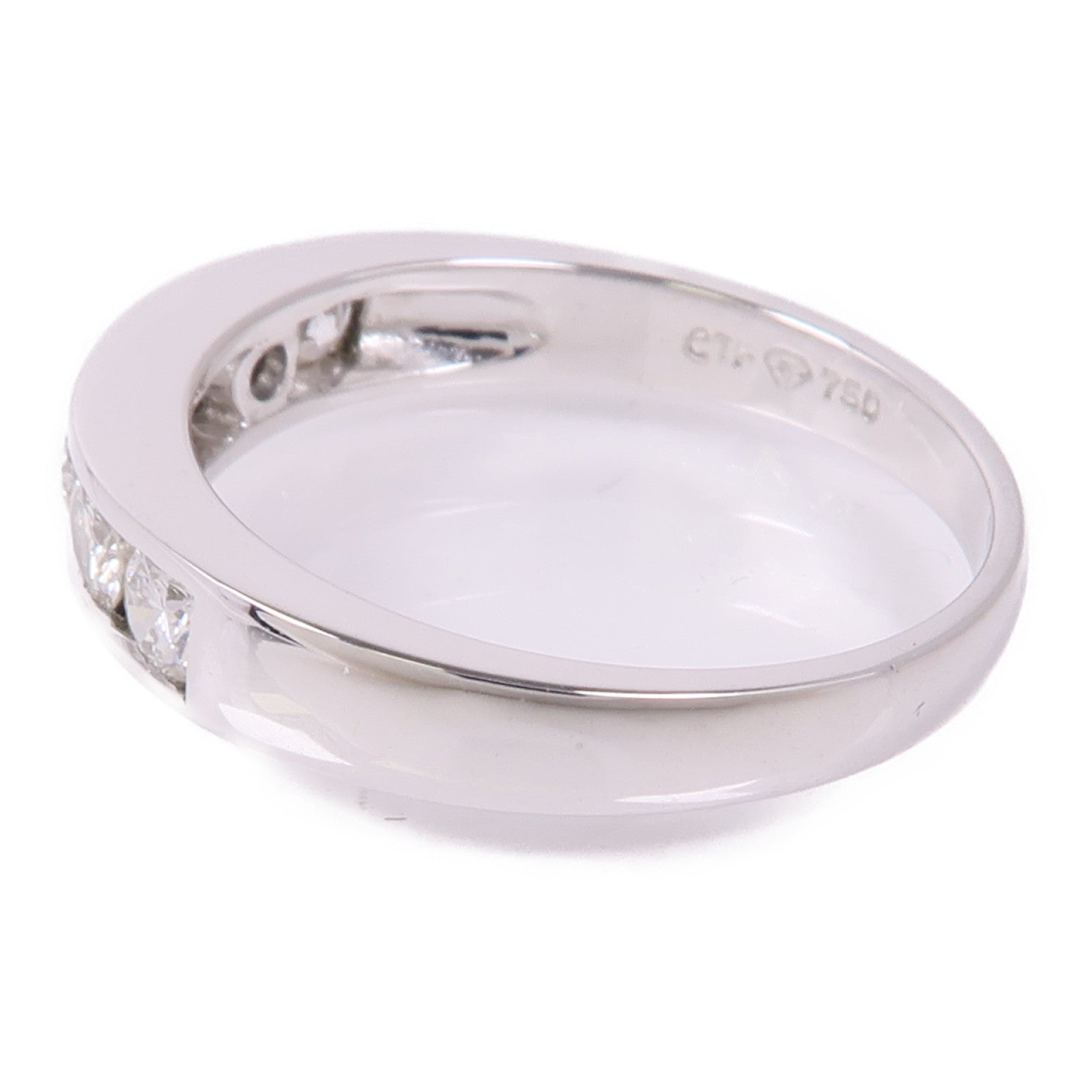 JEWELRY Diamond Ring 18K White Gold US#6