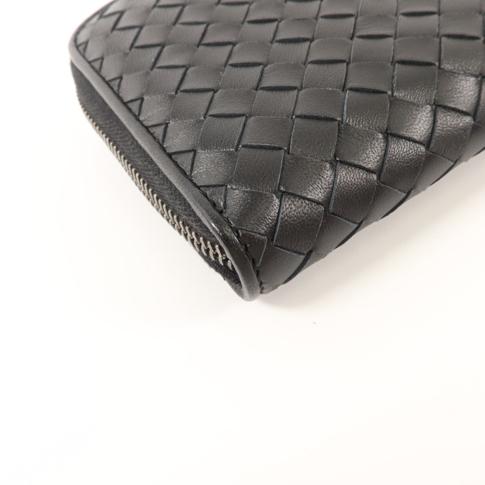 BOTTEGA VENETA 羊皮皮革Zipper Long Wallet長錢包