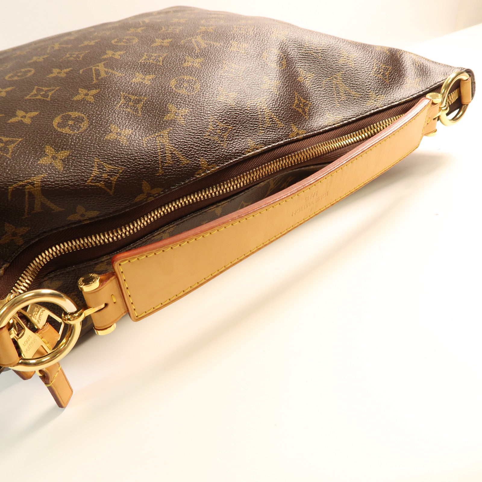 LOUIS VUITTON Monogram Sully MM金扣肩背袋