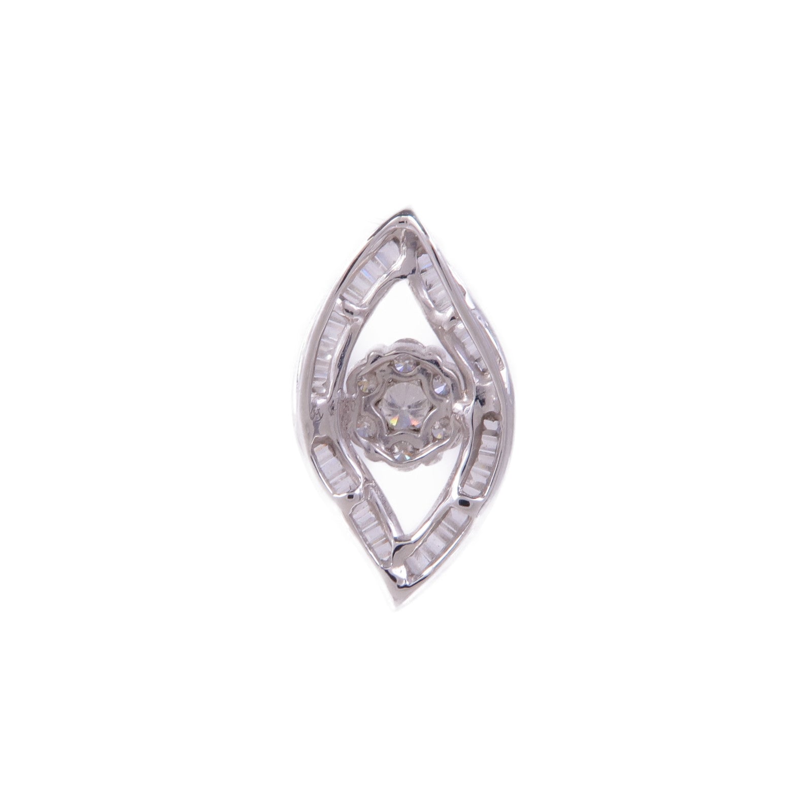 JEWELRY 18K白金Diamond Pendant Top鑽石吊墜