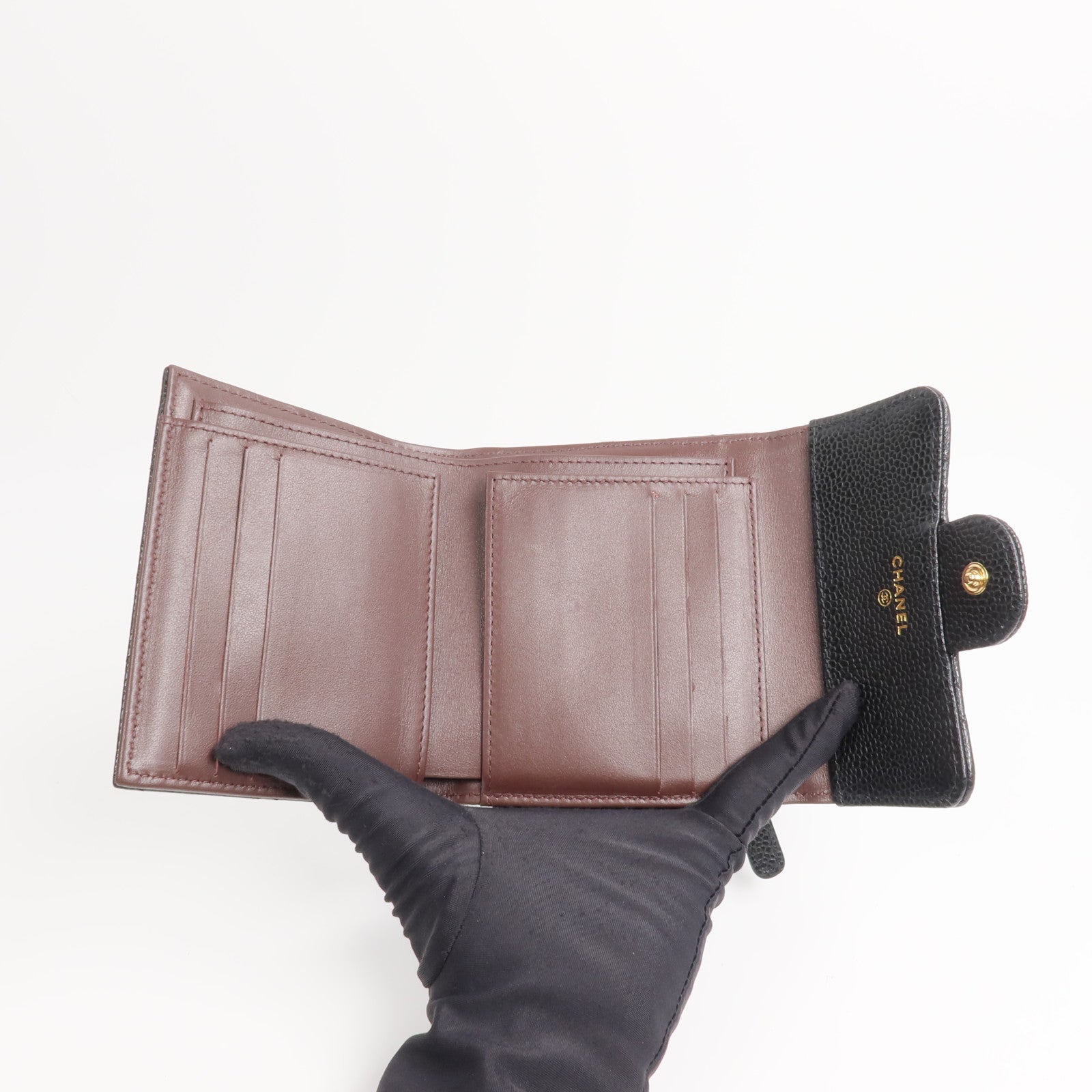 CHANEL 牛皮皮革Classic Small Flap Wallet錢包