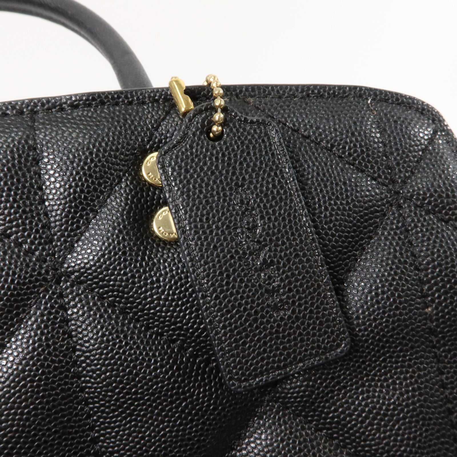 COACH 牛皮皮革2 Way Shoulder手挽肩背兩用袋