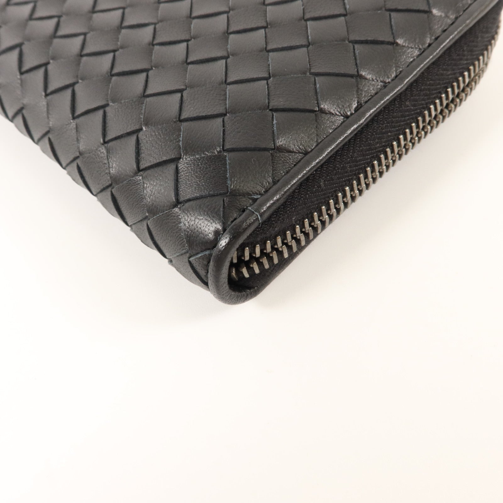 BOTTEGA VENETA 羊皮皮革Zipper Long Wallet長錢包