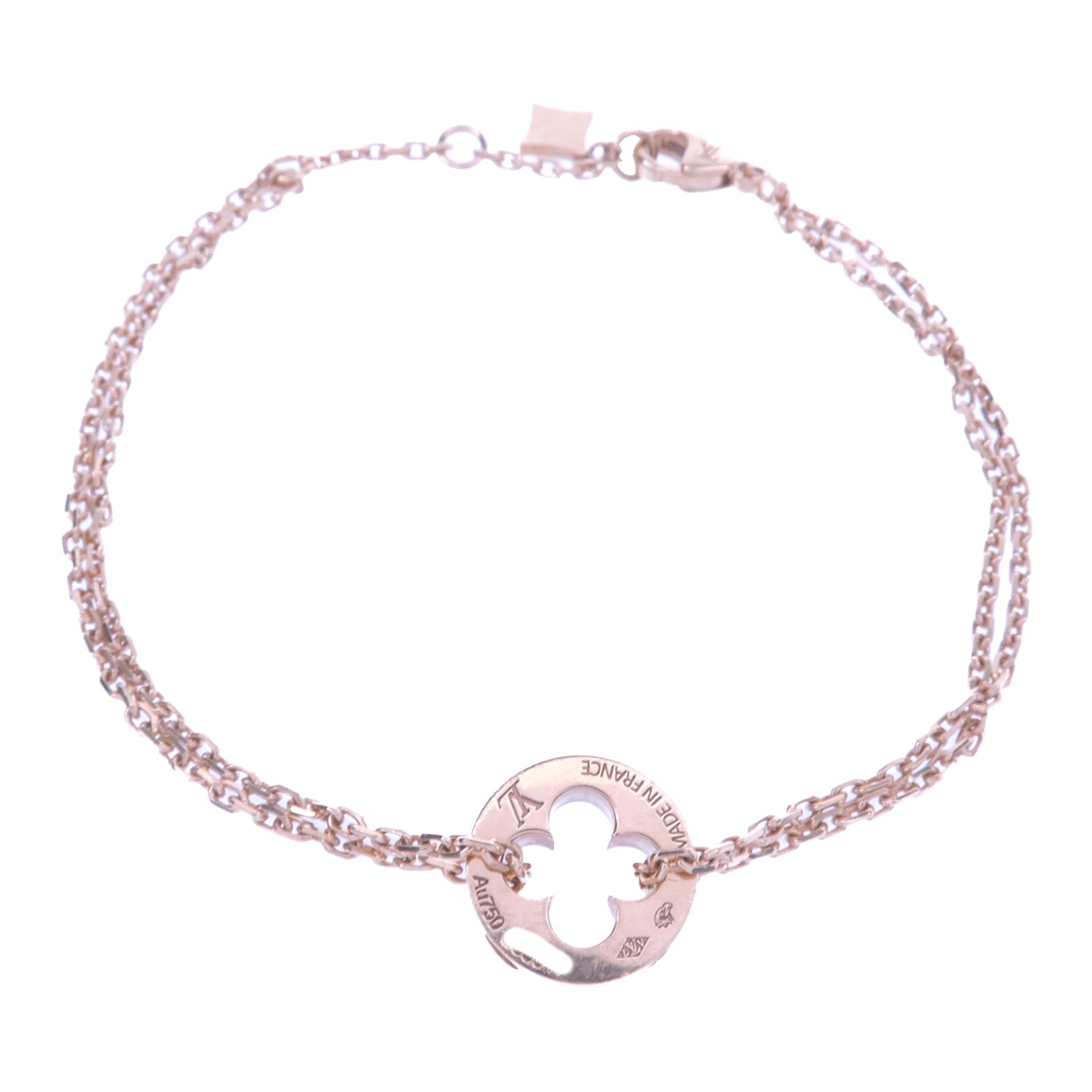 LOUIS VUITTON 18K黃金Empreinte Chain Bracelet手鏈