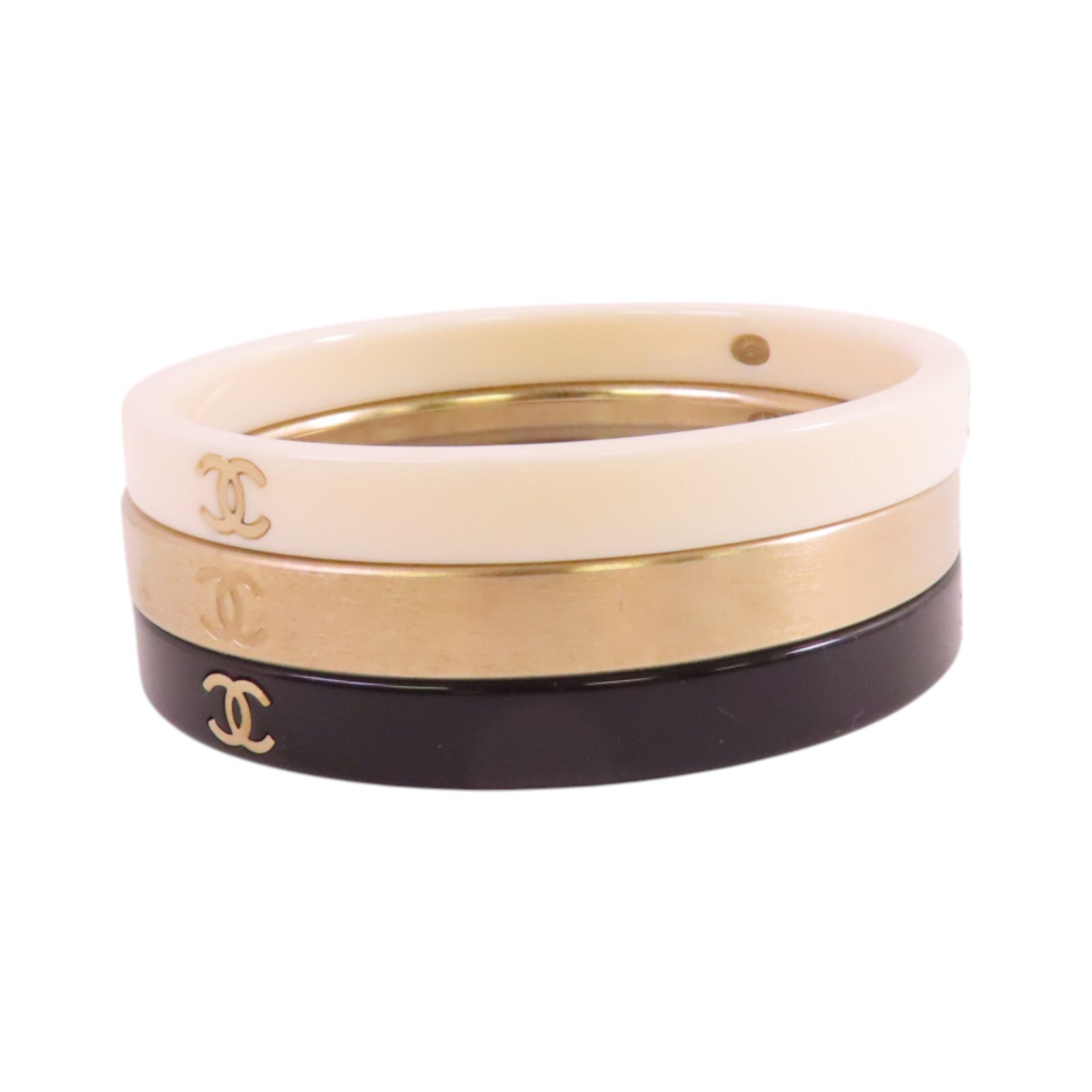 CHANEL 金屬/PVC Bangle手鐲