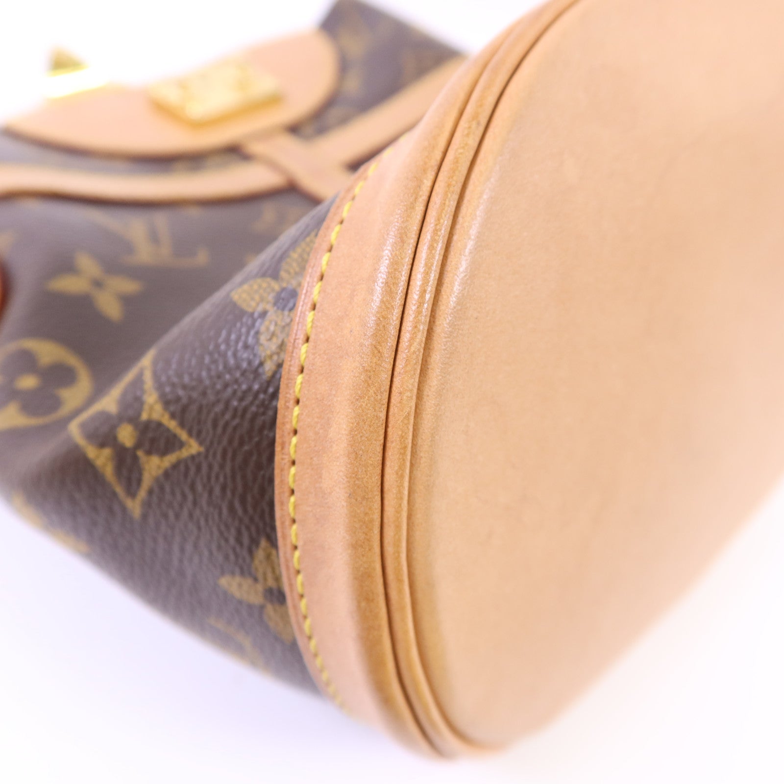 LOUIS VUITTON Monogram Duffle金扣手挽肩背兩用袋棕色