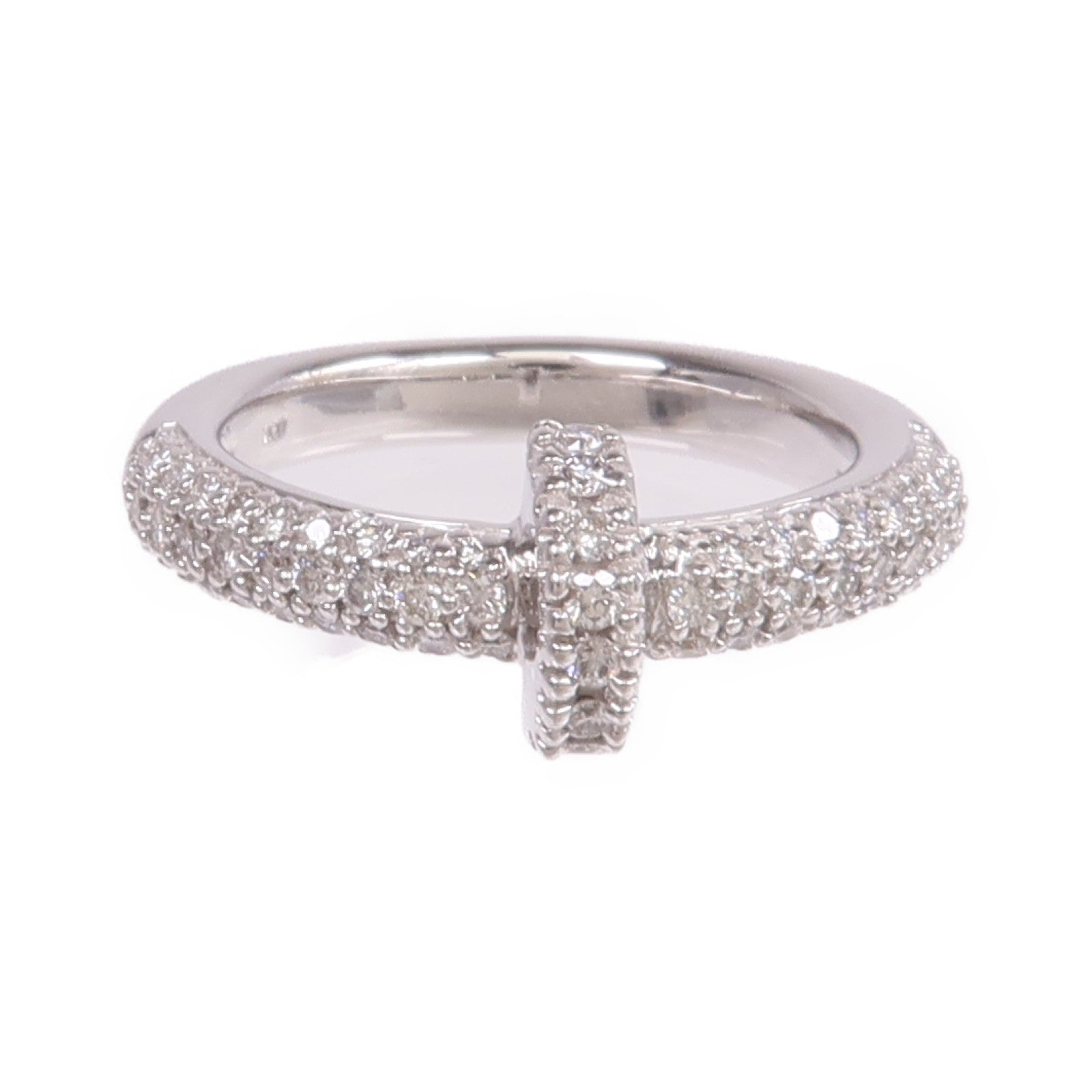 JEWELRY 【激減優惠】18K白金Diamond Ring鑽石戒指US#5