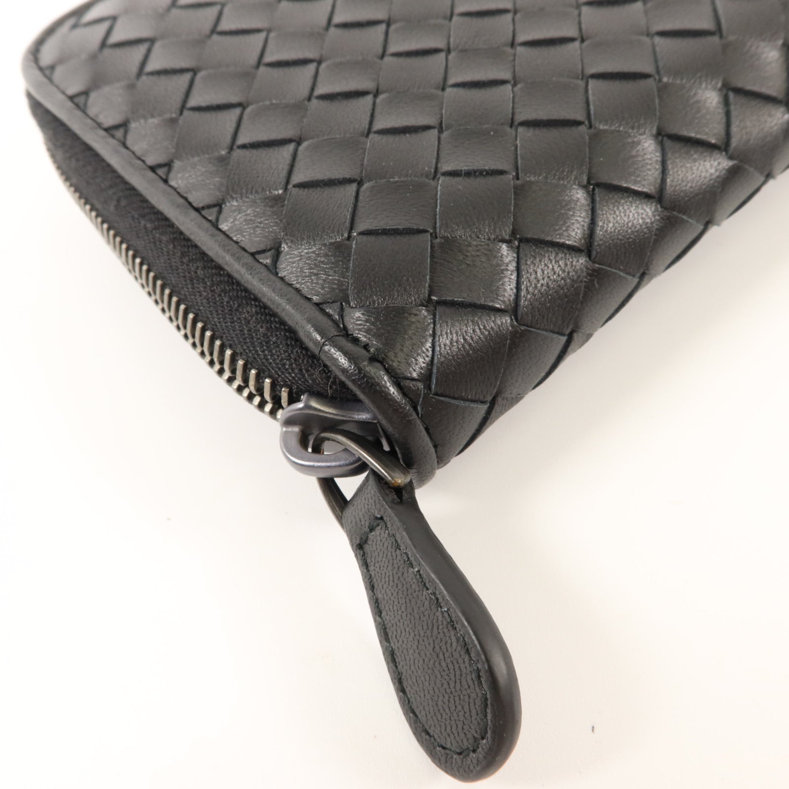 BOTTEGA VENETA 羊皮皮革Zipper Long Wallet長錢包