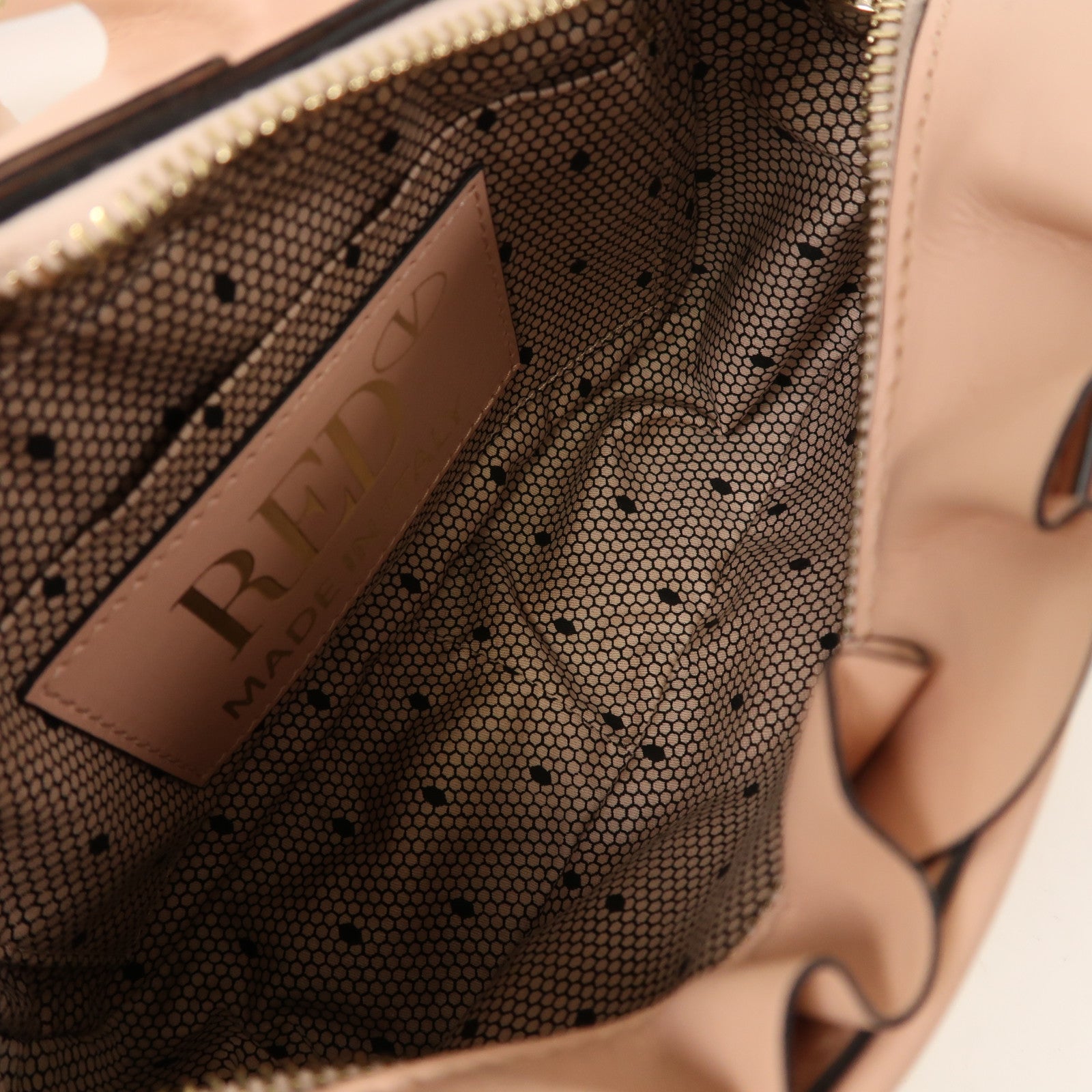 Valentino 牛皮皮革Shoulder Bag肩背袋粉紅色