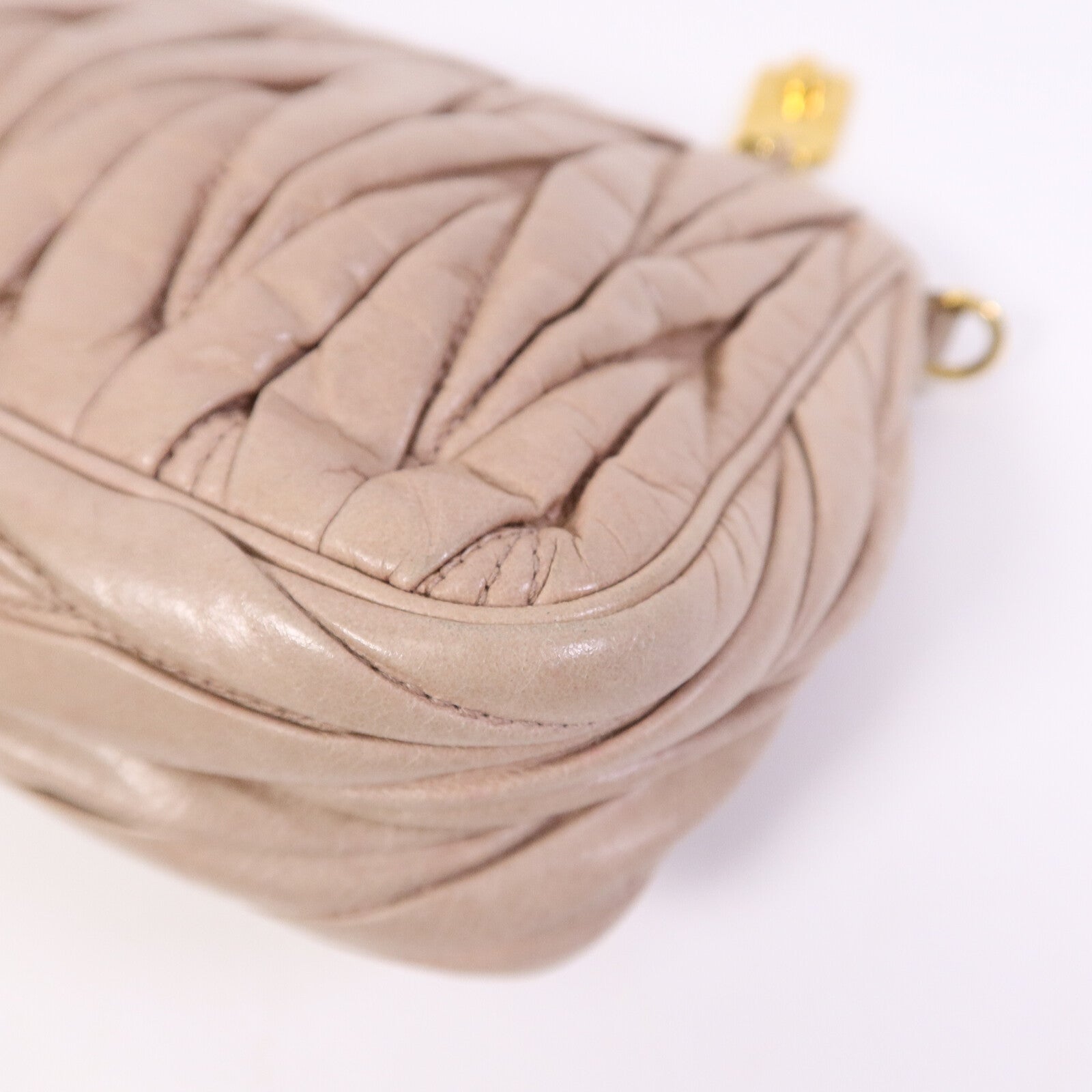 Miu Miu 牛皮皮革Shoulder Bag肩背袋