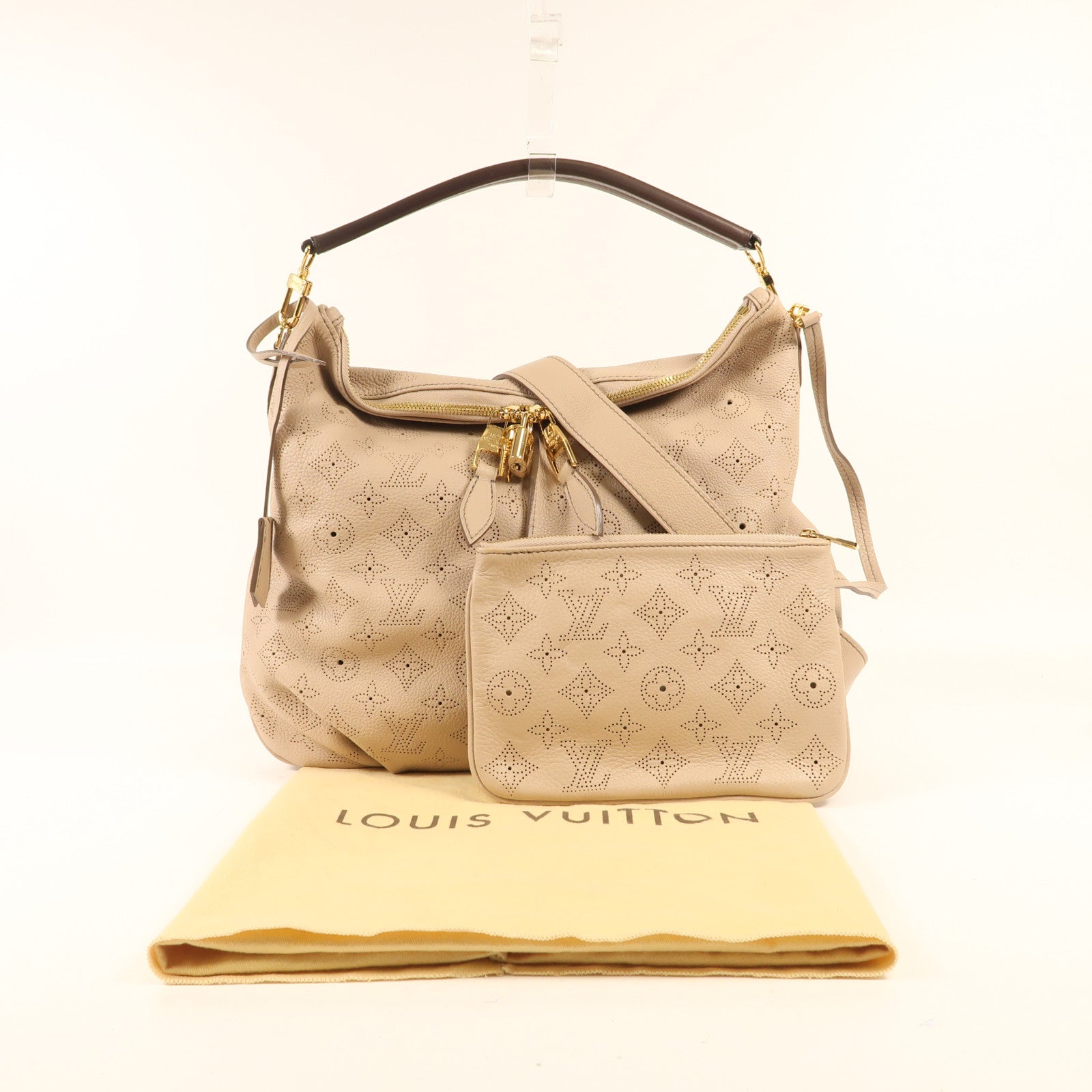 LOUIS VUITTON Mahina Selene MM金扣手挽肩背兩用袋