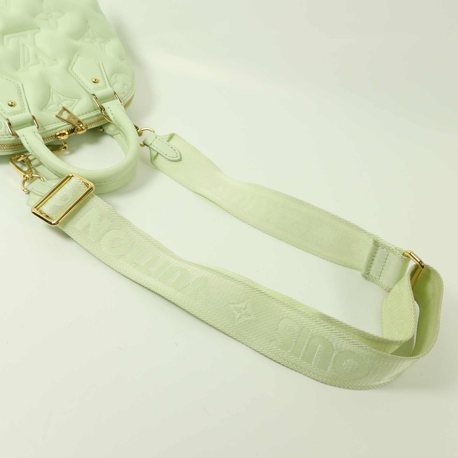 LOUIS VUITTON Bubblegram Alma BB金扣手挽肩背兩用袋