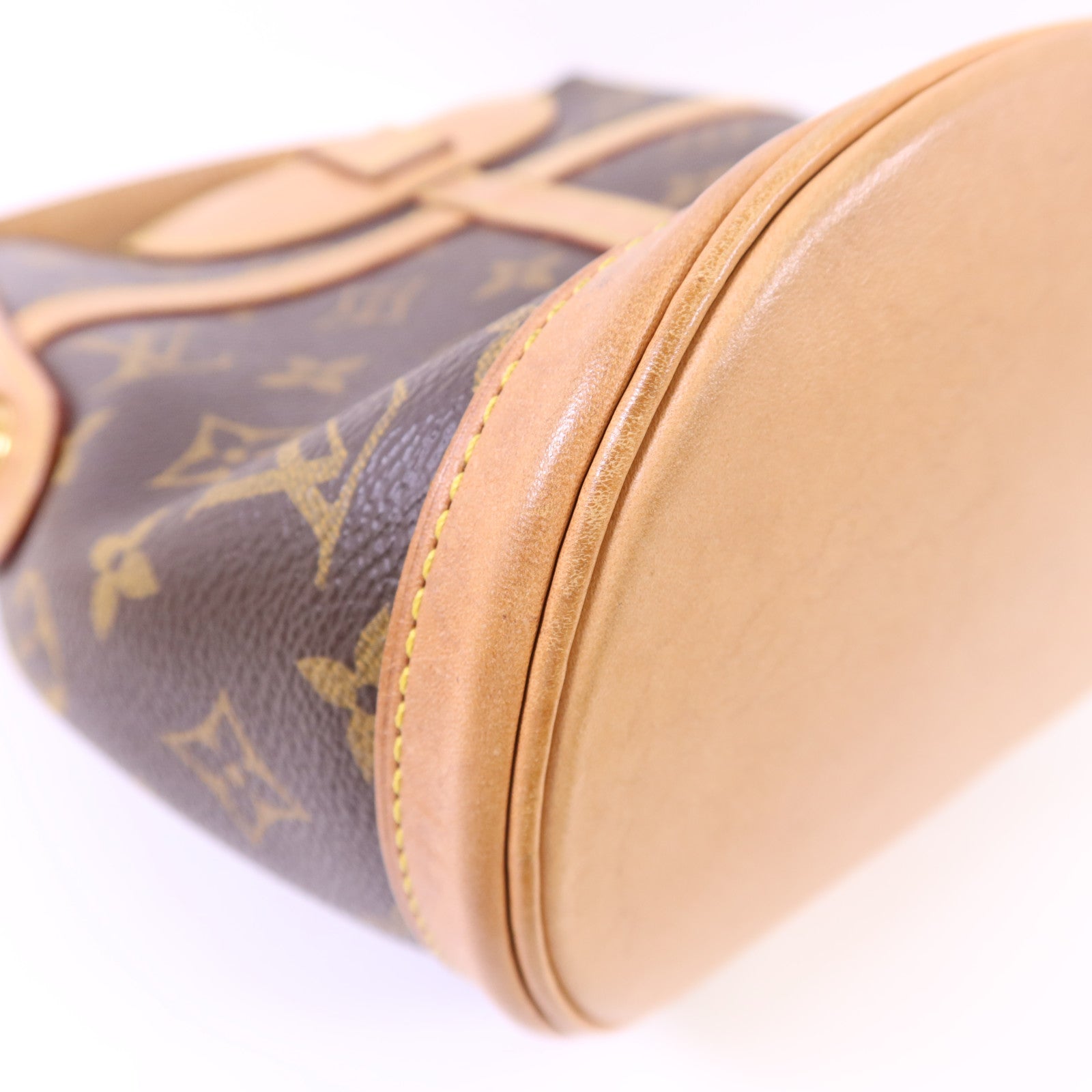 LOUIS VUITTON Monogram Duffle金扣手挽肩背兩用袋棕色