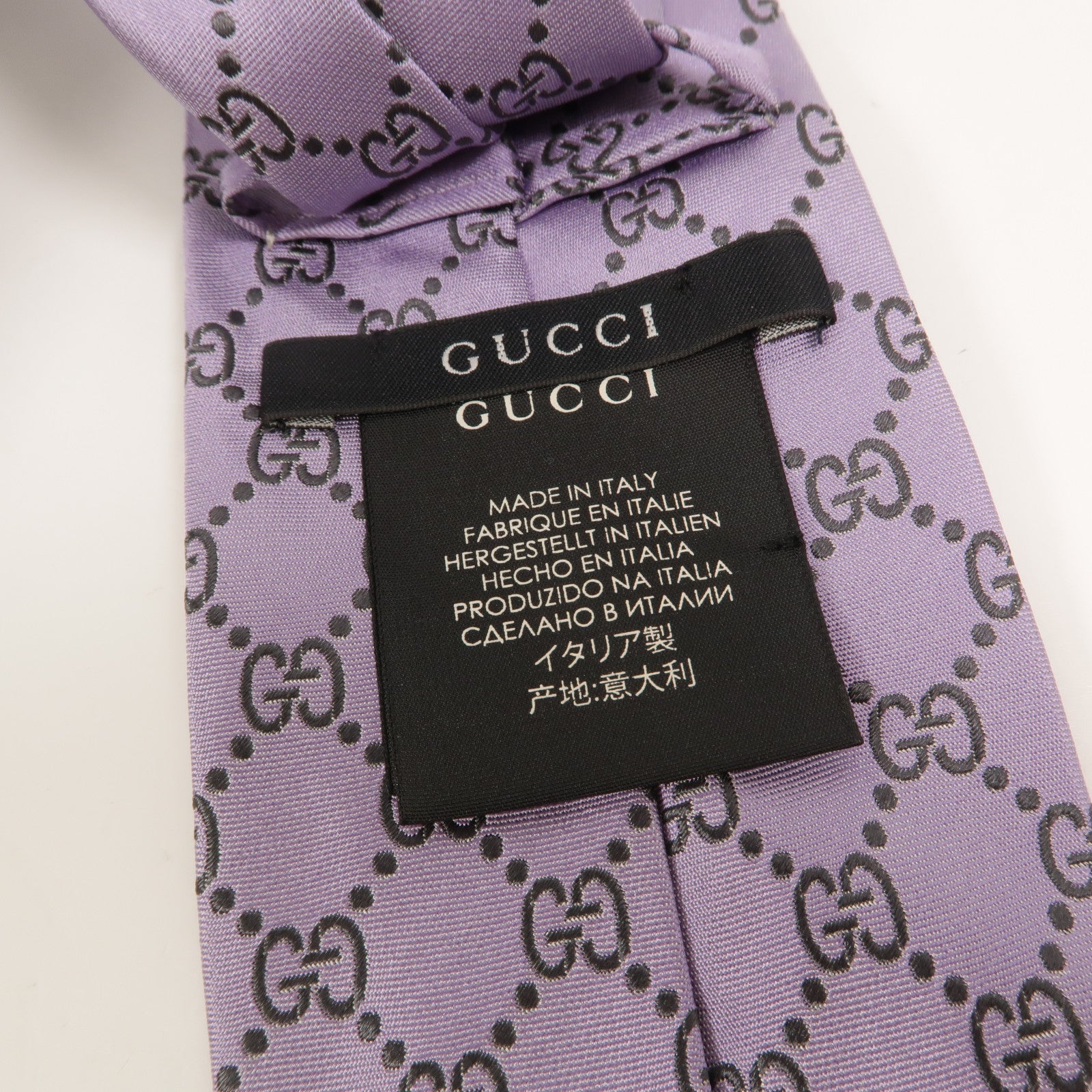 GUCCI 絲質GG Pattern Silk Tie領帶