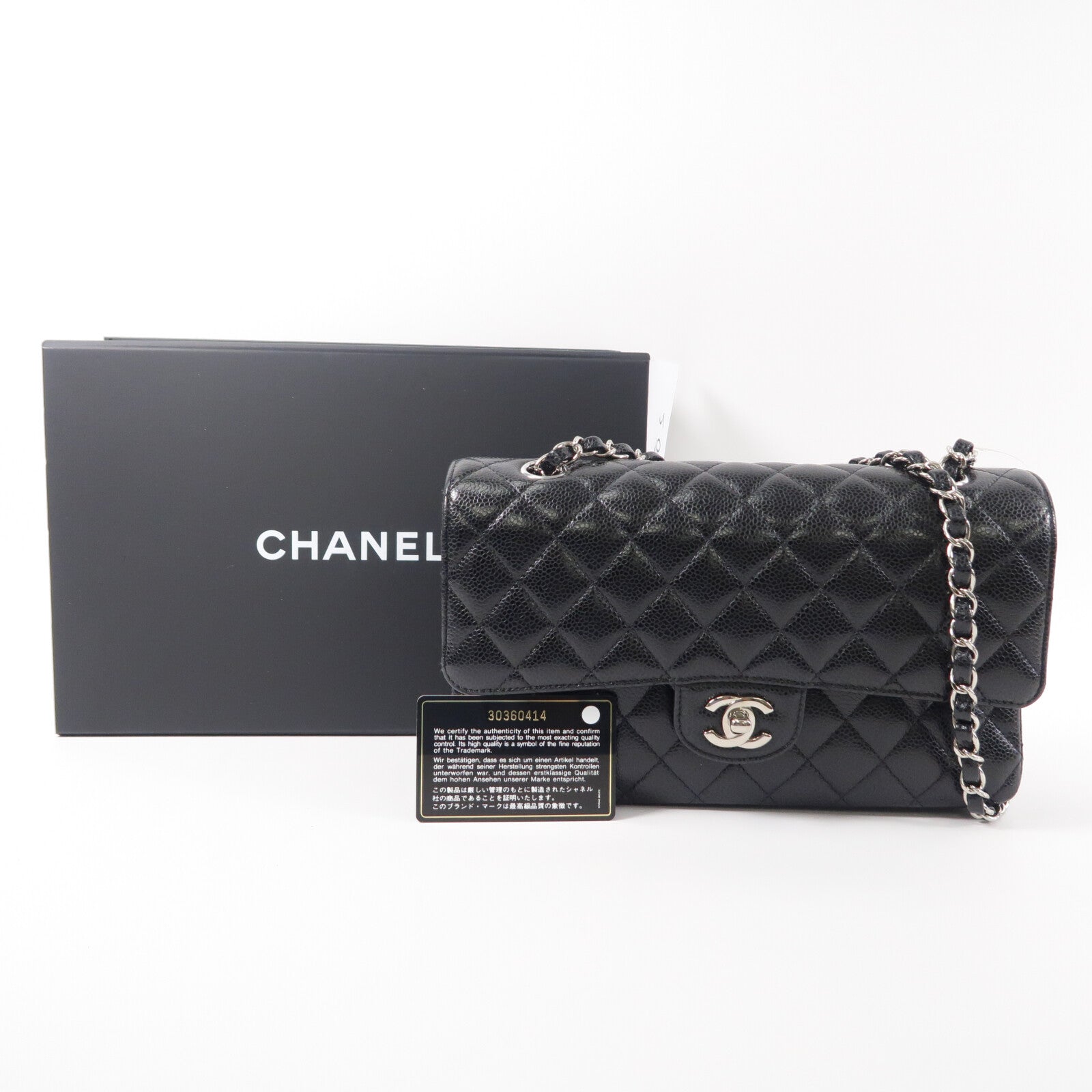 CHANEL 牛皮皮革Classic 25鏈帶肩背袋