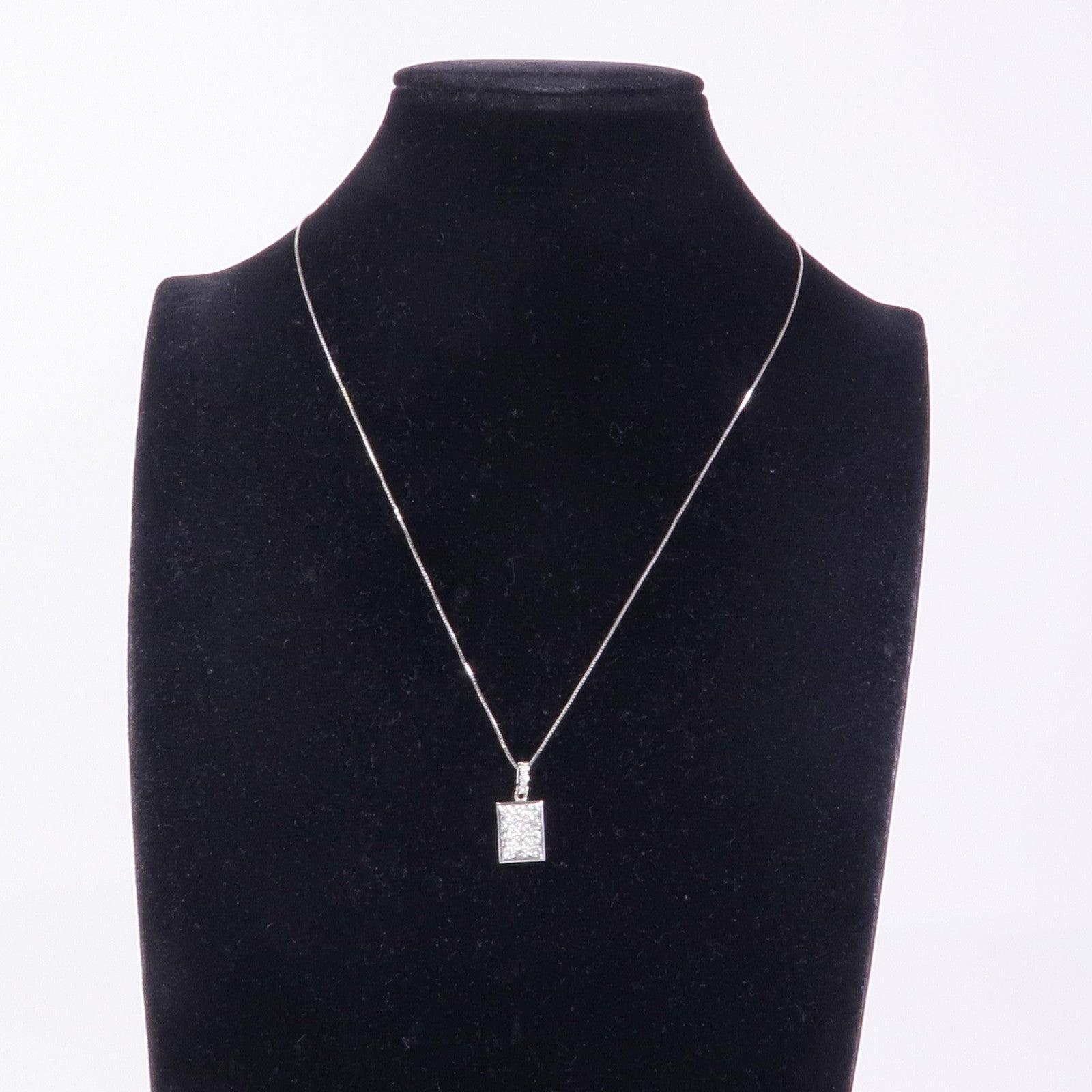 JEWELRY 18K白金Diamond Necklace鑽石項鍊