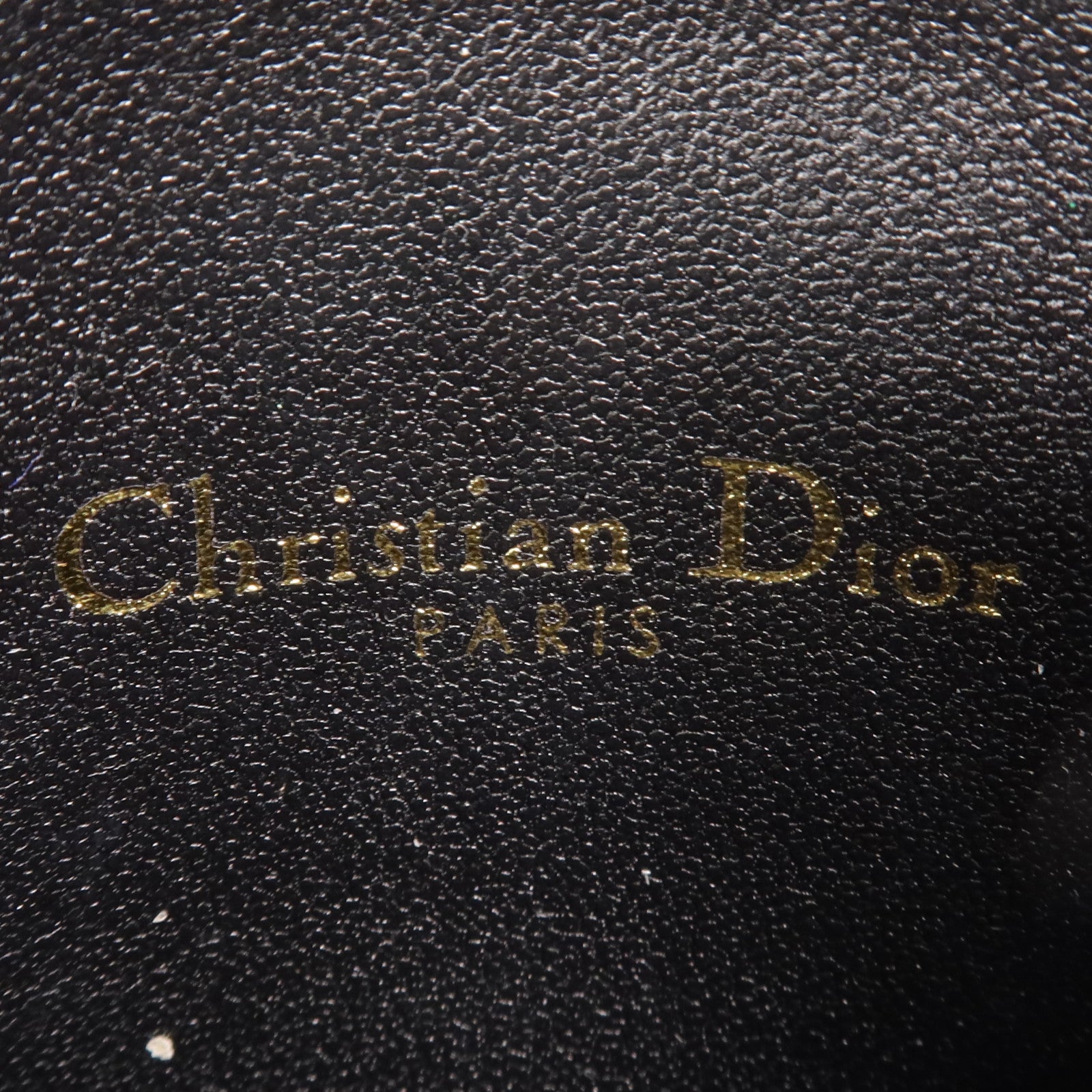 Dior 【萬聖節商品】牛皮皮革Caro Freesia金扣卡片套