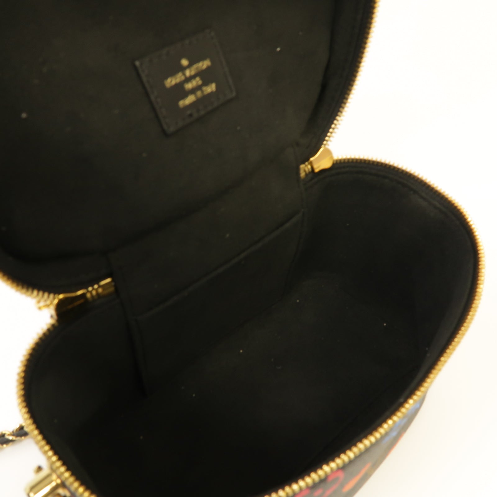 LOUIS VUITTON Monogram Game On Vanity PM金扣手挽肩背兩用袋黑色