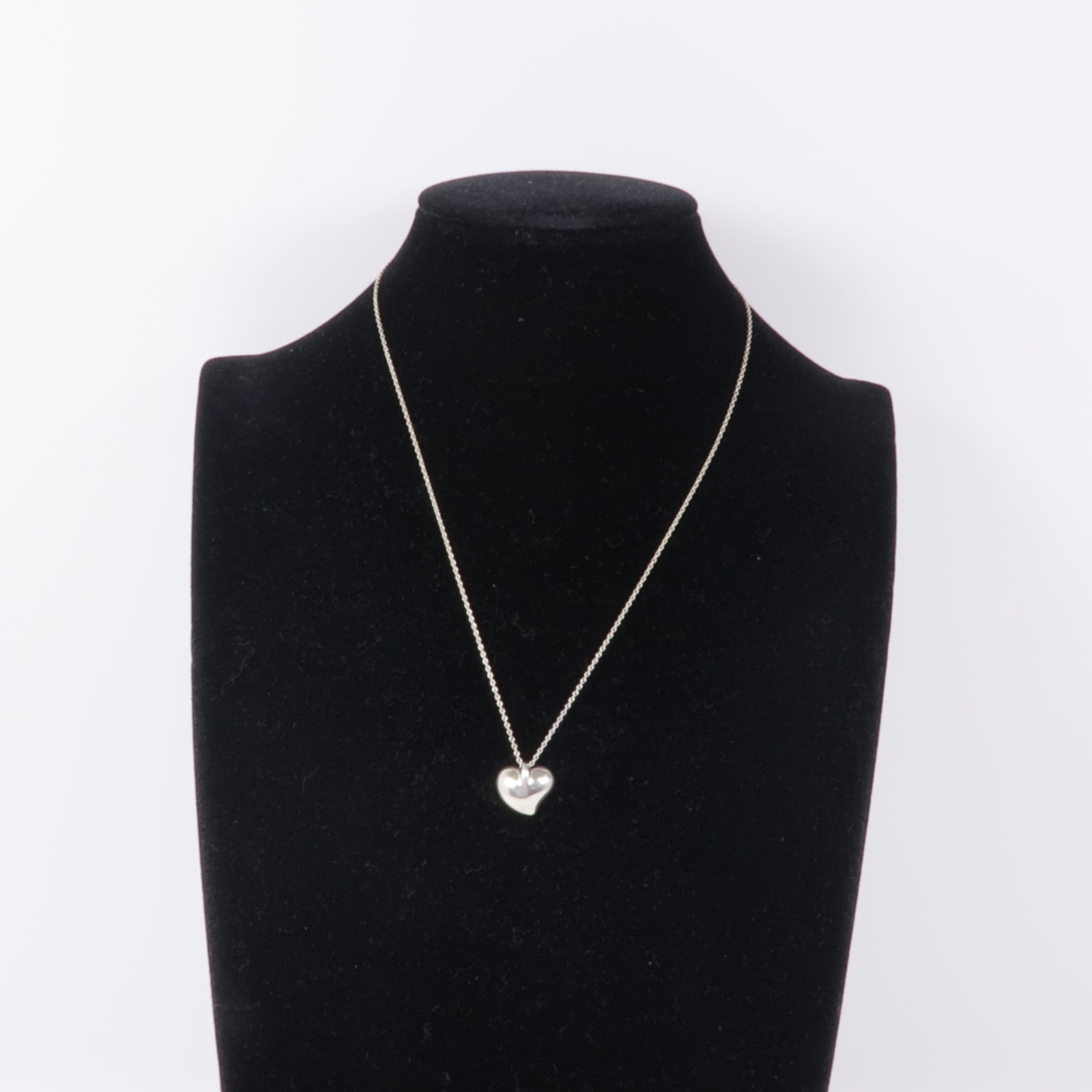 TIFFANY＆CO【激減優惠】 925純銀Curved Heart Necklace項鍊