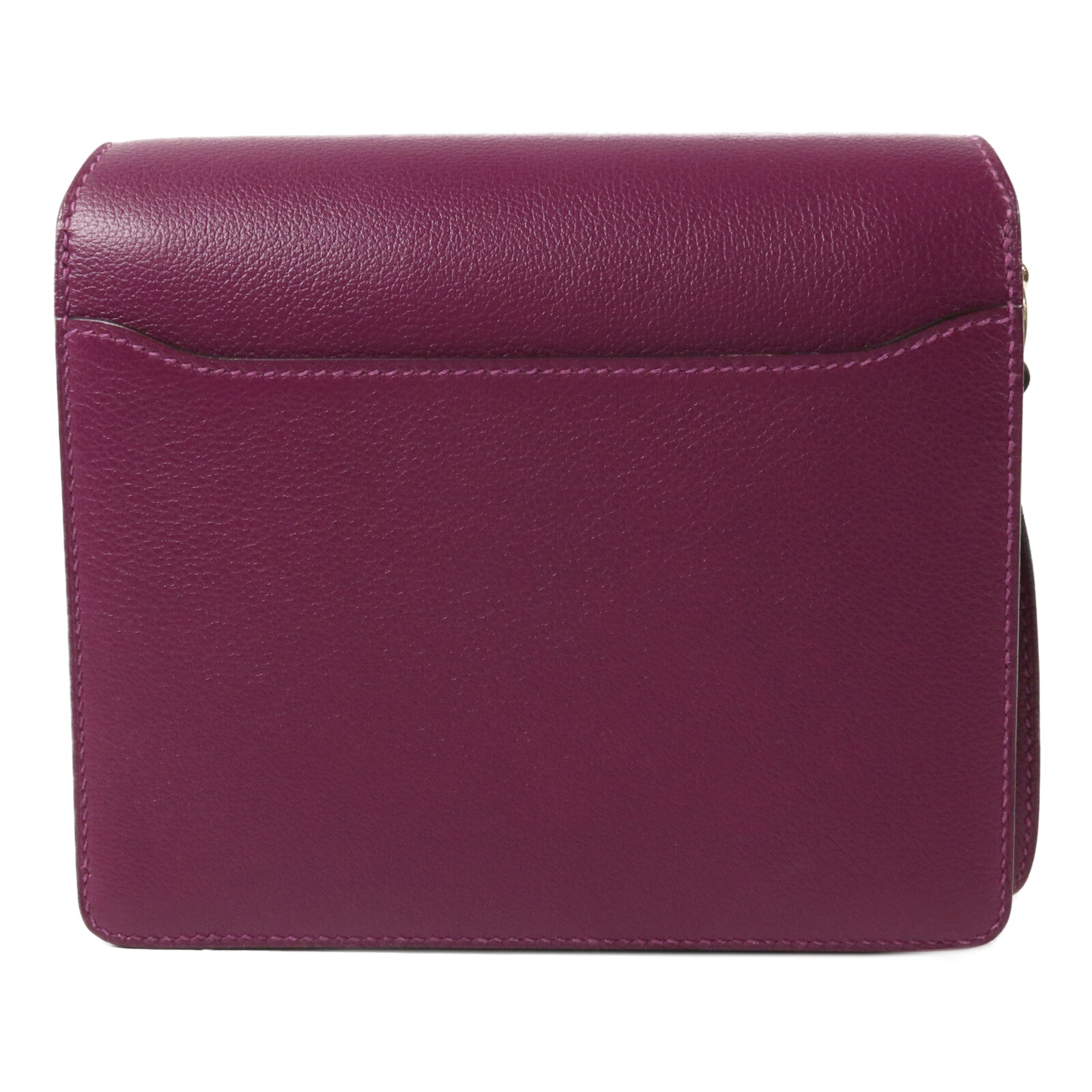 HERMES Evercolor皮革Roulis Mini肩背袋Anemone