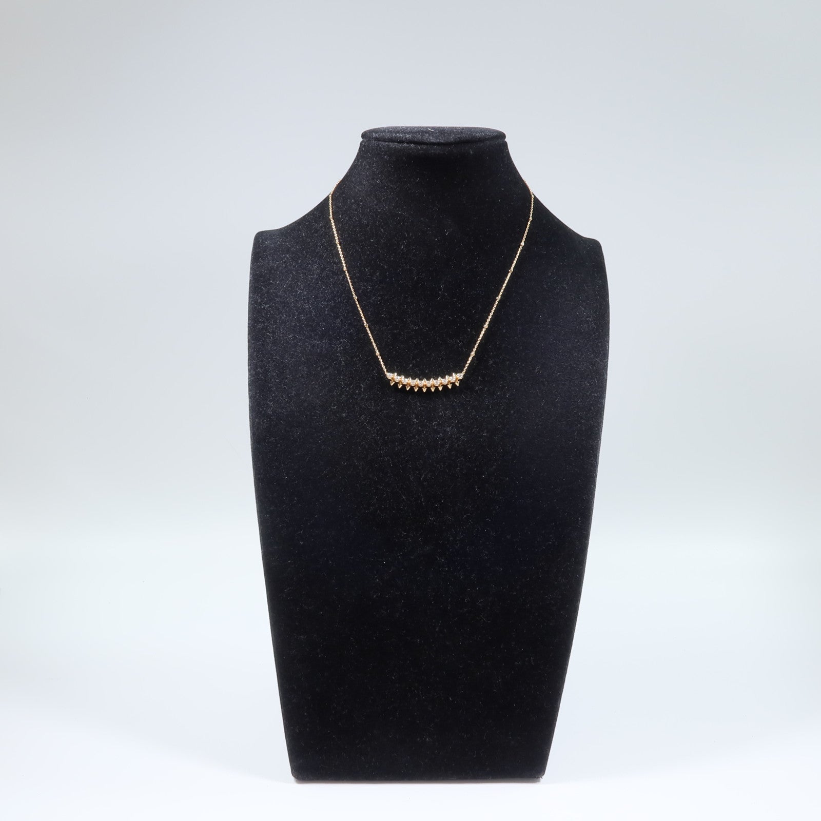 CARTIER 18K玫瑰金Clash De Cartier鑽石項鍊
