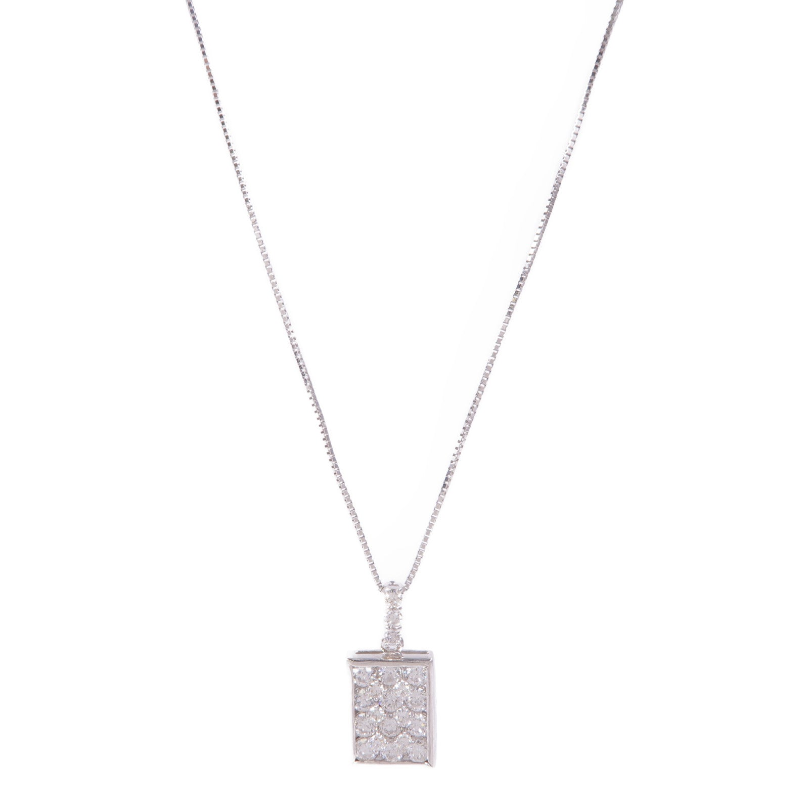 JEWELRY 18K白金Diamond Necklace鑽石項鍊