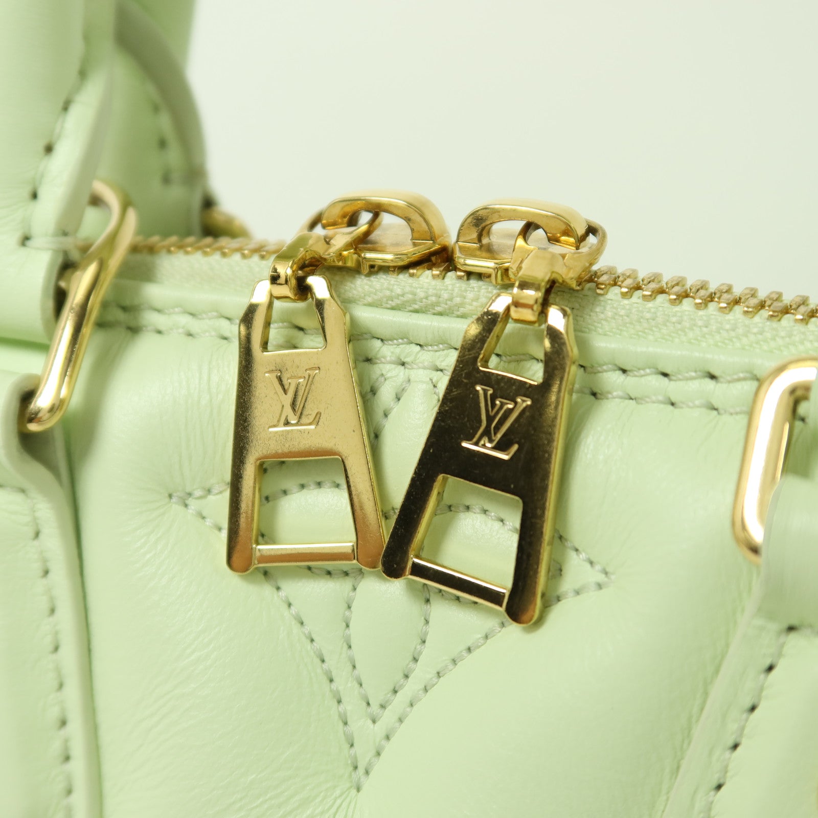 LOUIS VUITTON Bubblegram Alma BB金扣手挽肩背兩用袋