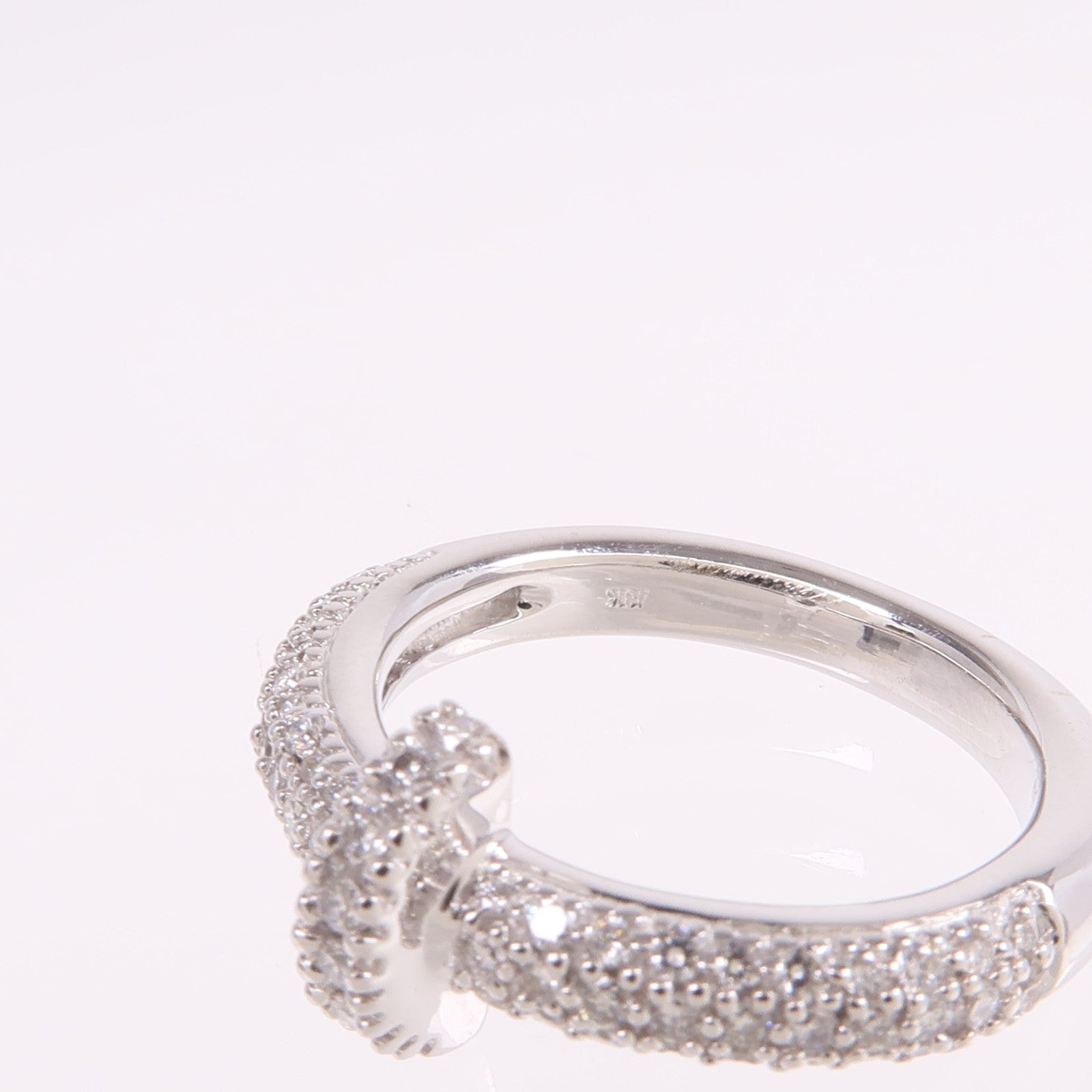 JEWELRY 【激減優惠】18K白金Diamond Ring鑽石戒指US#5