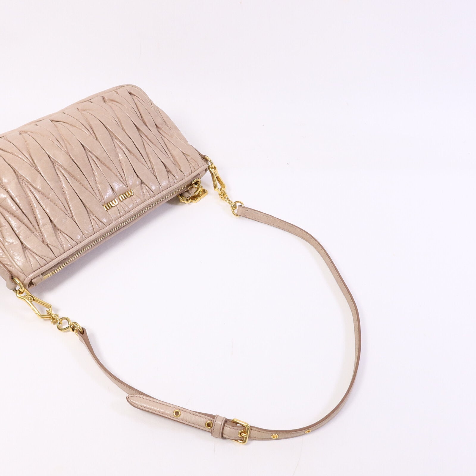 Miu Miu 牛皮皮革Shoulder Bag肩背袋