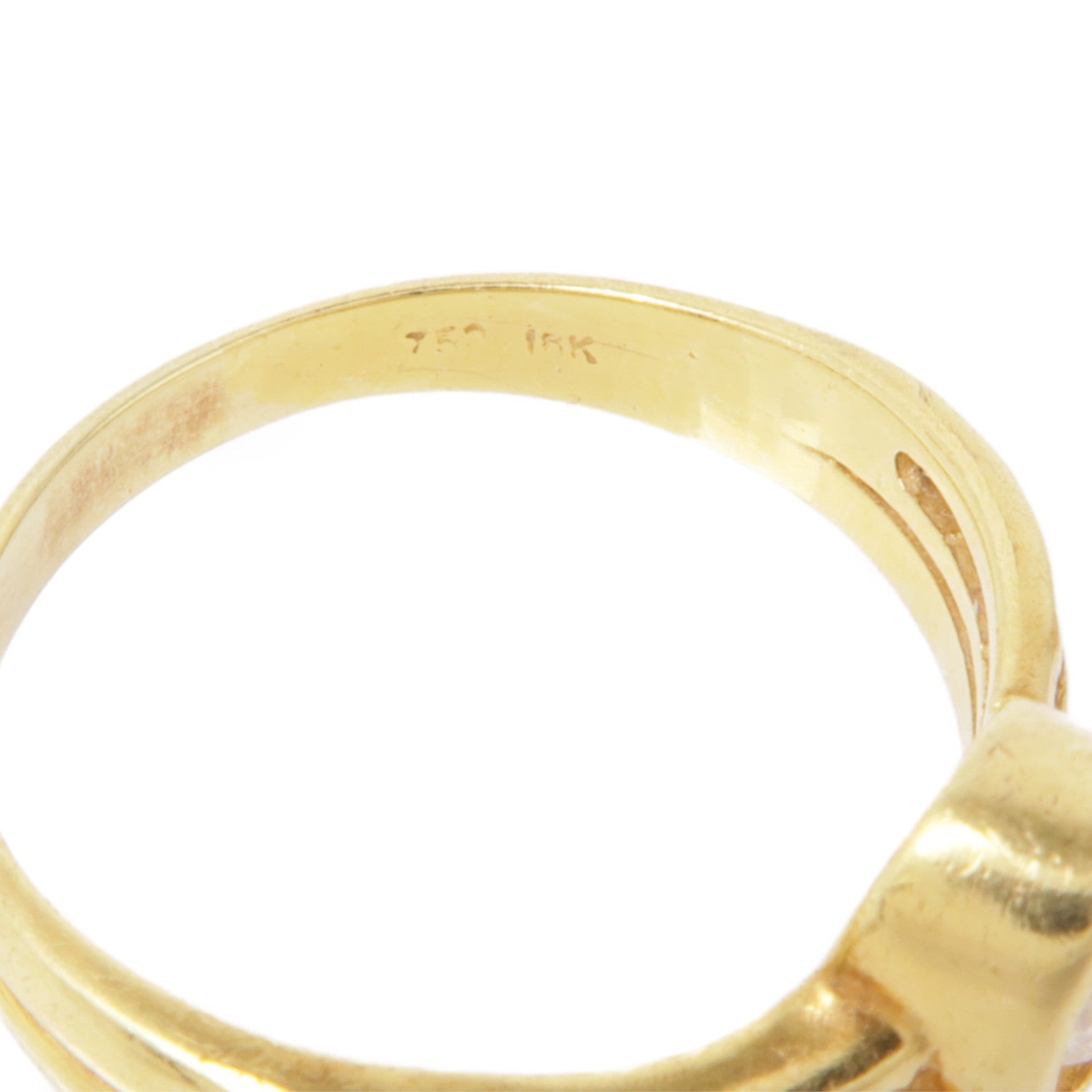 JEWELRY 18K黃金Diamond Ring鑽石戒指US#7.5
