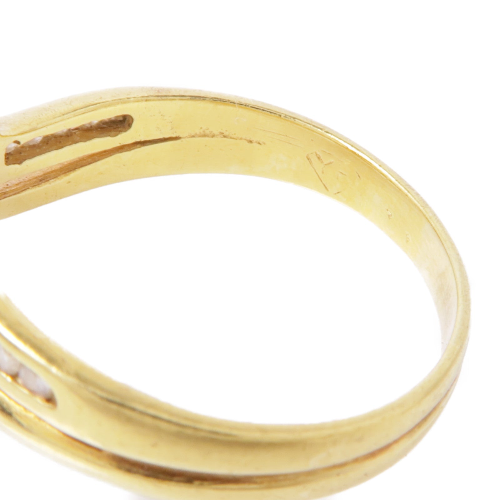 JEWELRY 18K黃金Diamond Ring鑽石戒指US#7.5